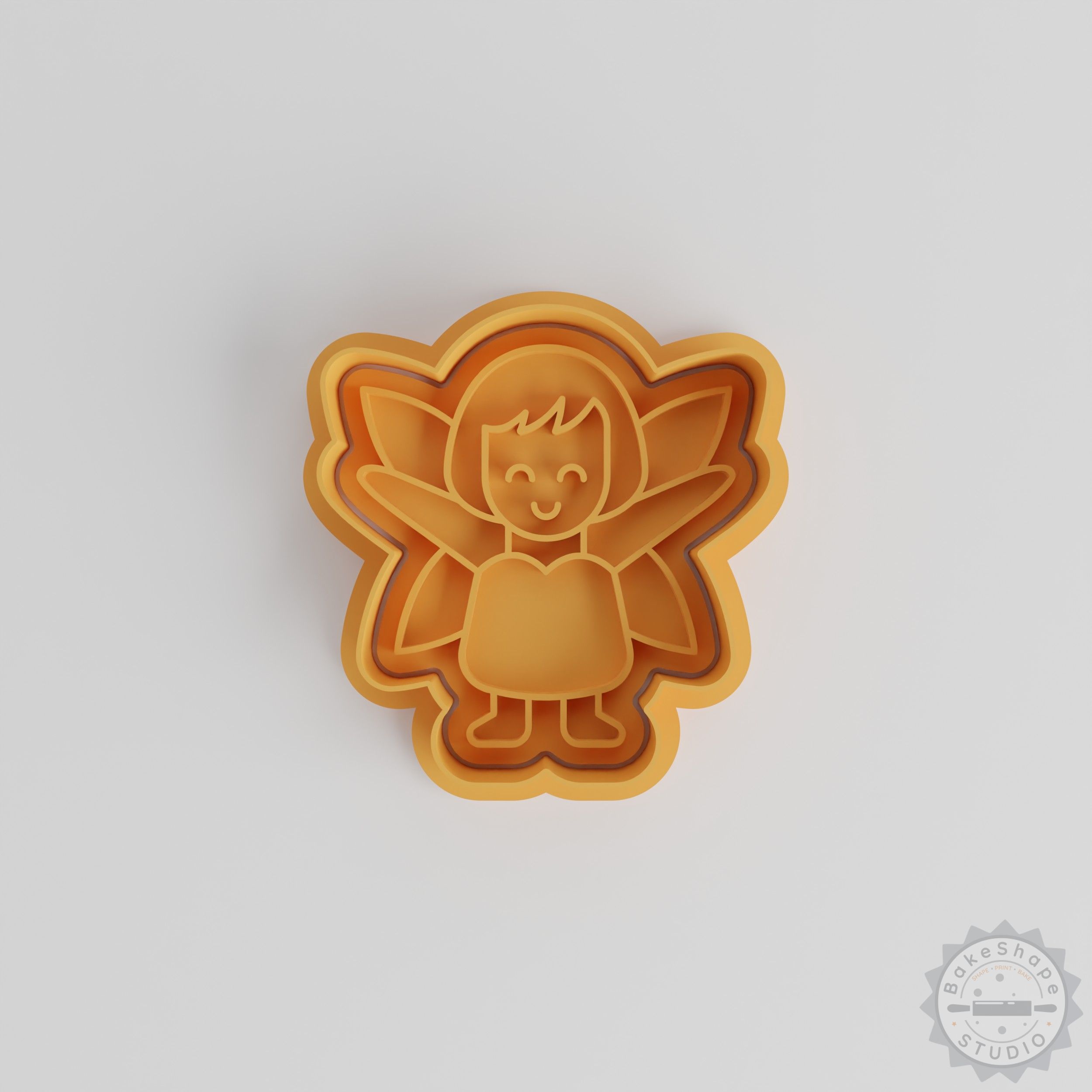 Fairy Shape Cutter and Stamp Set, 6-Piece Cookie, Fondant Tool Collection, Perfect for Halloween, Fantasy Baking