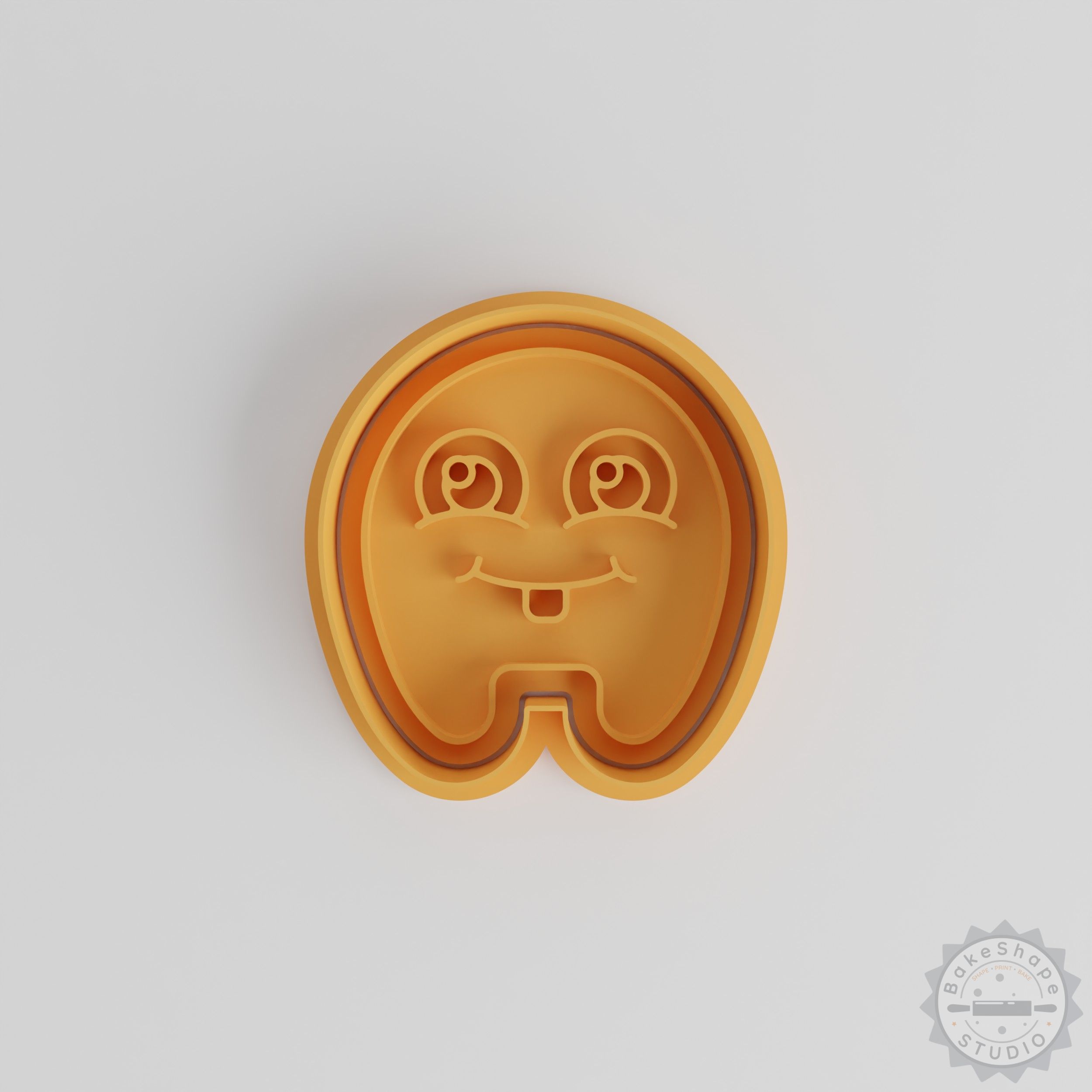 Round Monster Cookie Cutter and Stamp Set, 6 Pieces, Cute Creature Kitchen Tools