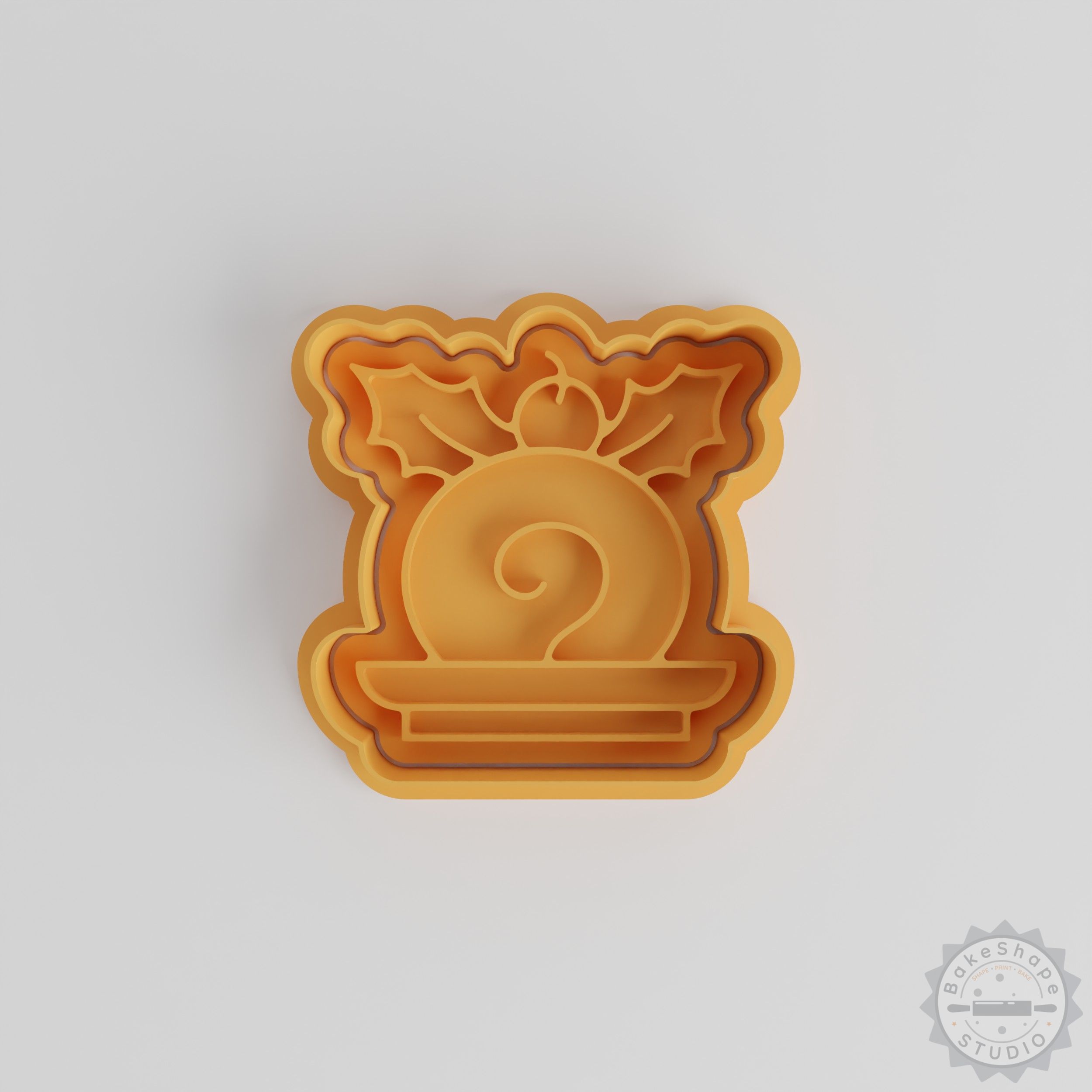 Chocolate Roll Cookie Cutter Stamp Set, 6 Pcs, S/M/L Sizes, Perfect for Fondant, Desserts