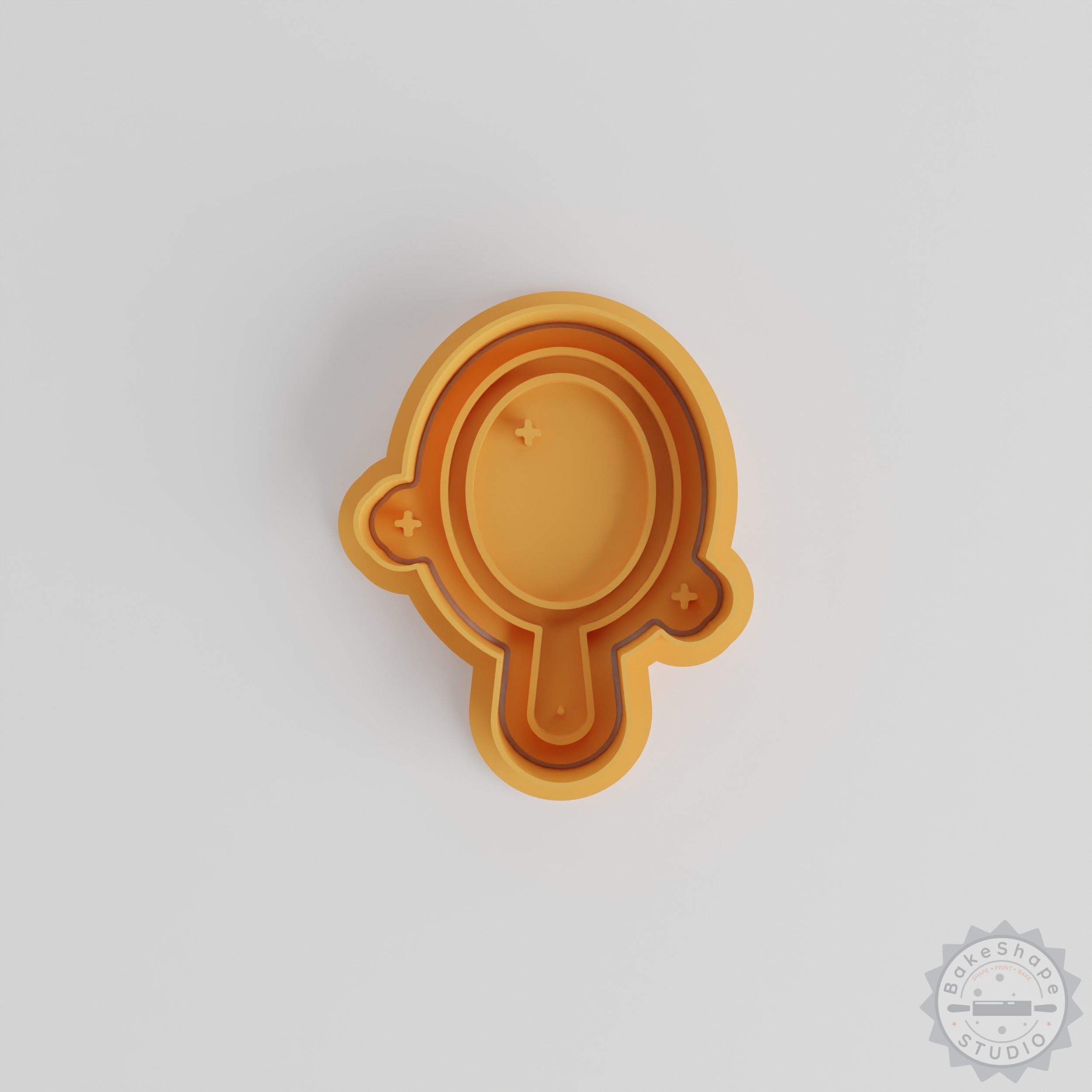 Magic Mirror Set, Cookie & Fondant Cutter, Shape Cutter & Stamp, 3 Sizes S/M/L