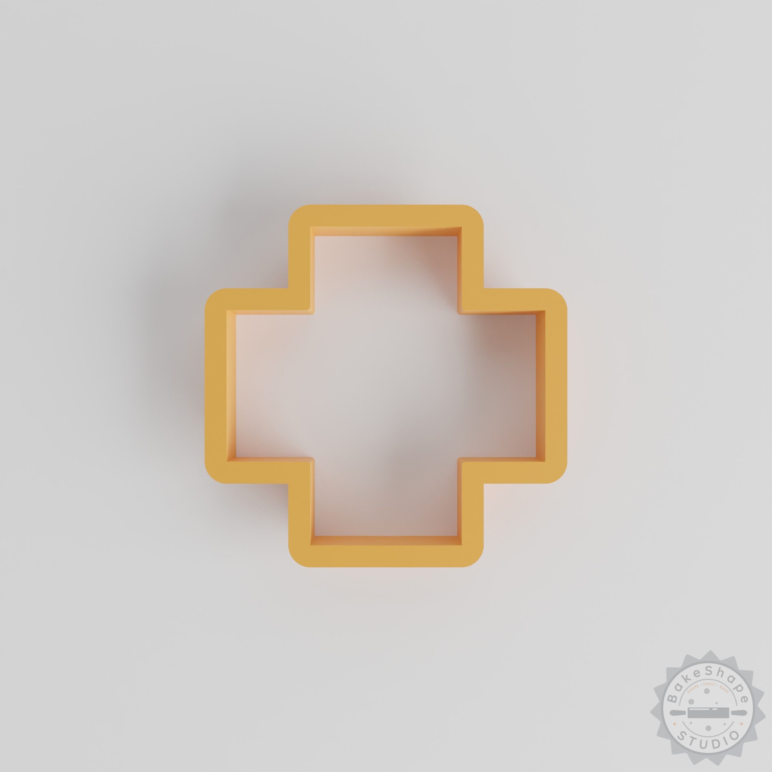 Cross shape cutter set STL file for 3D printing in 18 different sizes for cookie and craft projects