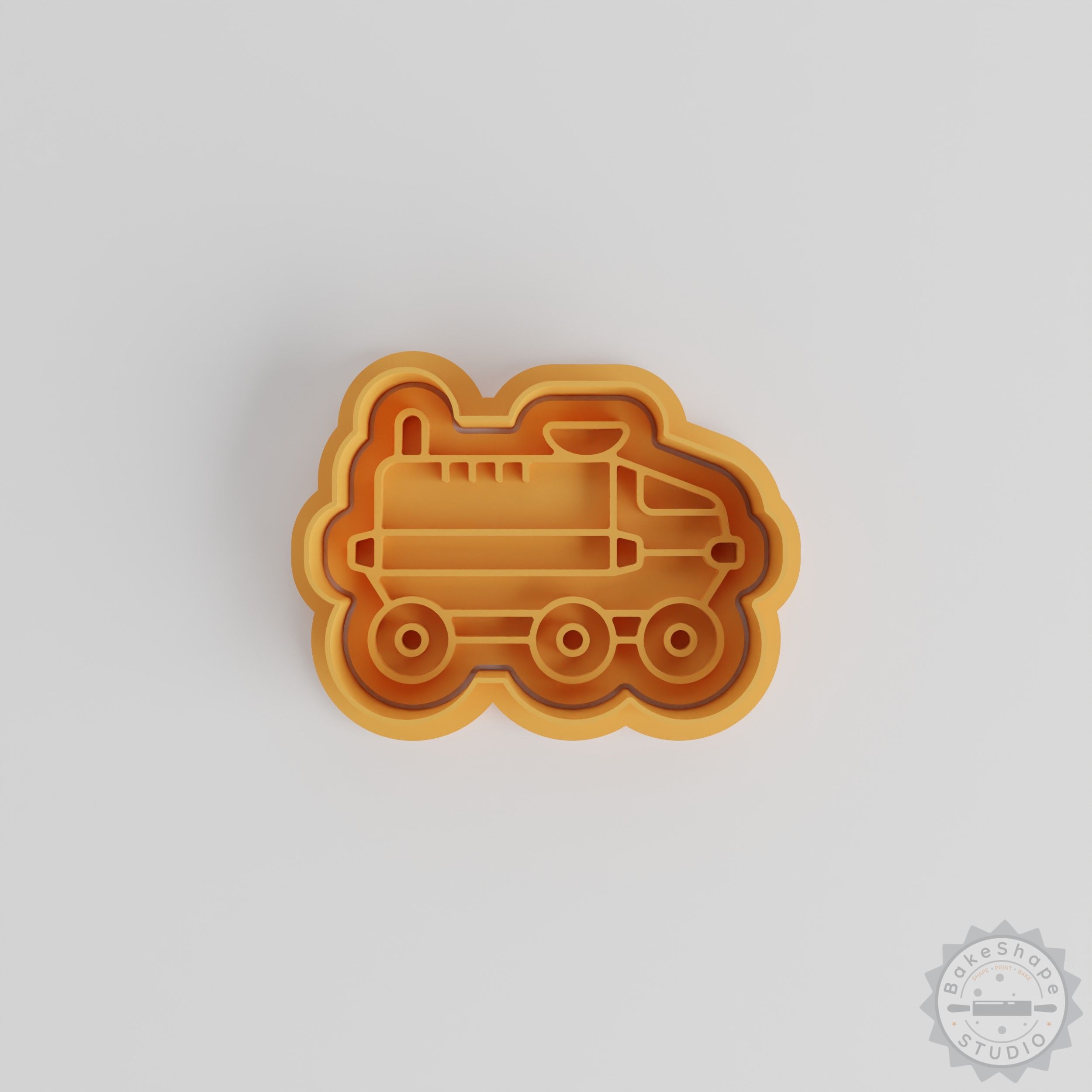 Space Exploration Mars Vehicle Cookie Cutter Set, 6 Pc, Space Rover Shape, Fondant Stamp, S/M/L Sizes