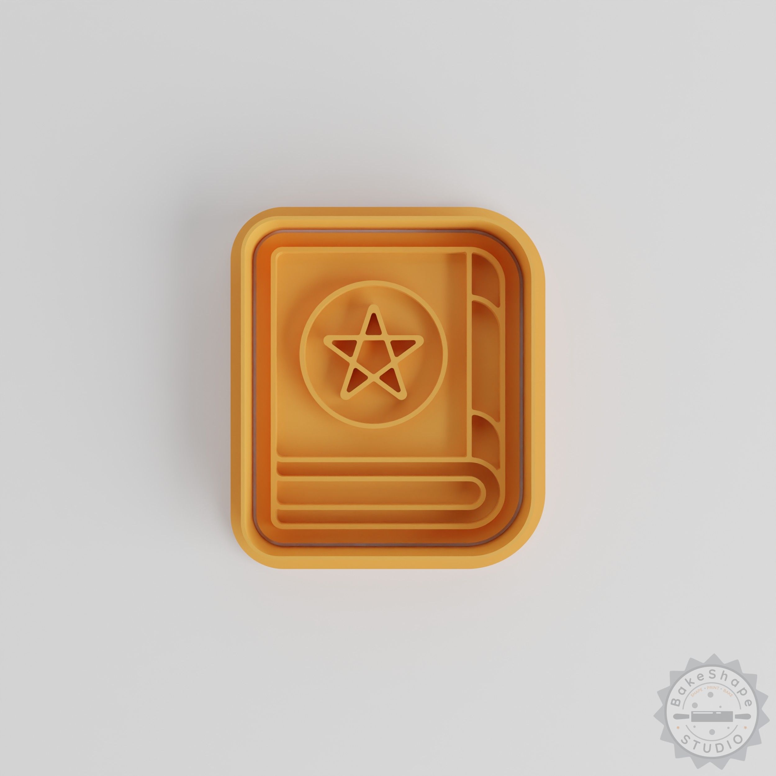 Magic Spell Book Cookie Cutter Set, 6pcs, Multi-Size Cookie Stamp, Magic-Themed Baking Tool