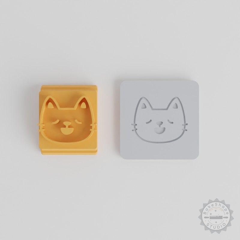 Relax Stamp Tile Set, 5 Motif Sizes for Clay, Cookies, Fondant - Perfect for Relaxation & Crafting