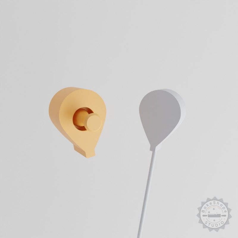 Hot Air Balloon Cake Pop Mold, 2-Piece Set for Sky Adventure Baking