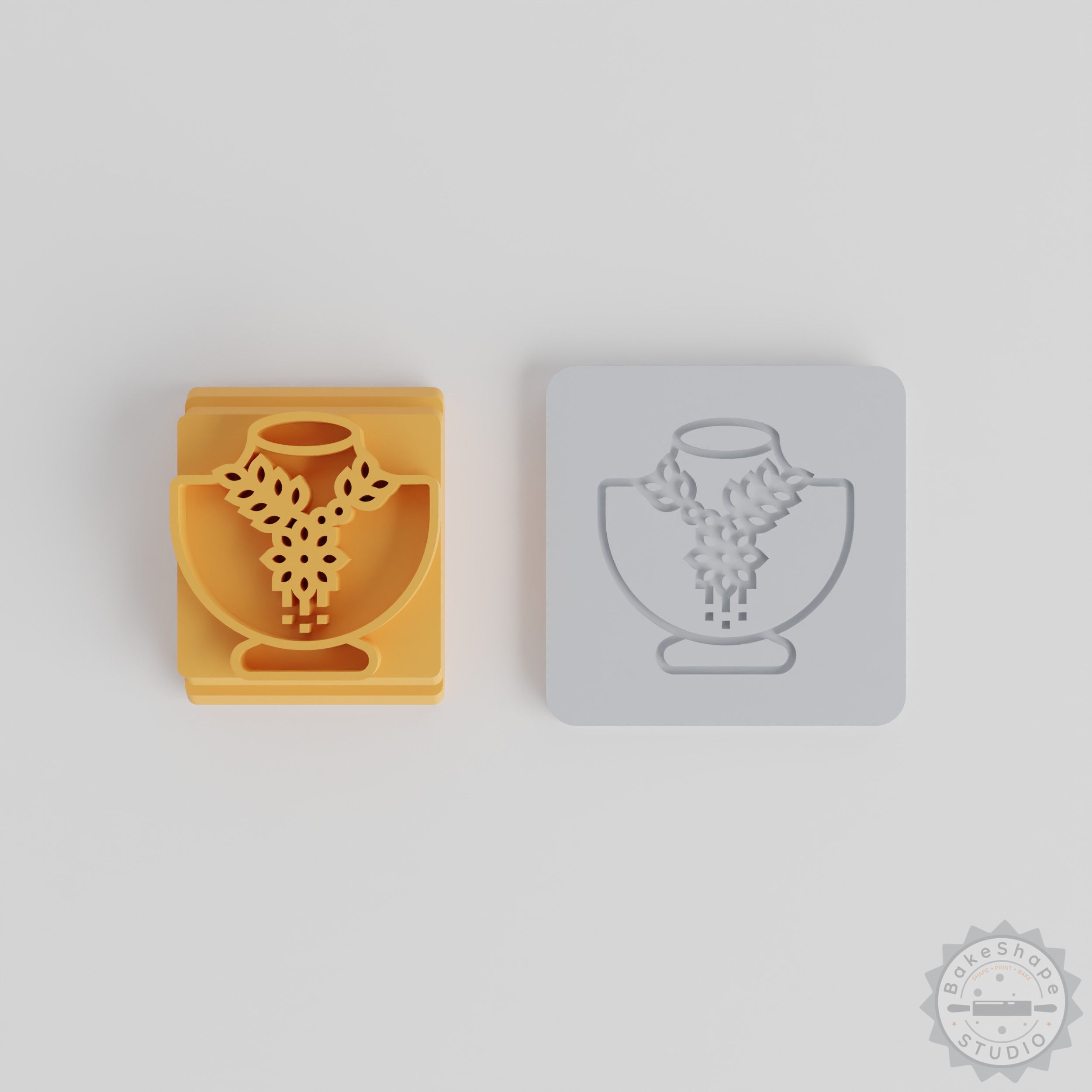 Luxury Necklace Stamp Set with 5 Motif Sizes for Clay and Cookies