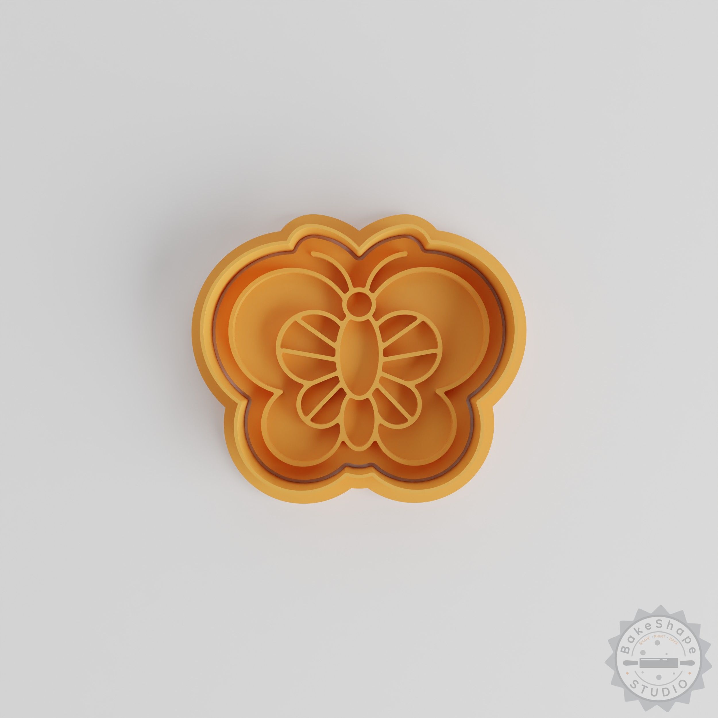 Butterfly Cookie Cutter & Stamp Set, 6-Piece, Perfect for Small/Medium/Large Fondant Designs