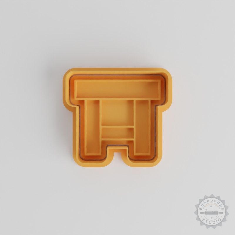 Dining Chair and Cookie Cutter Stamp Set, 6-Piece, S/M/L Sizes