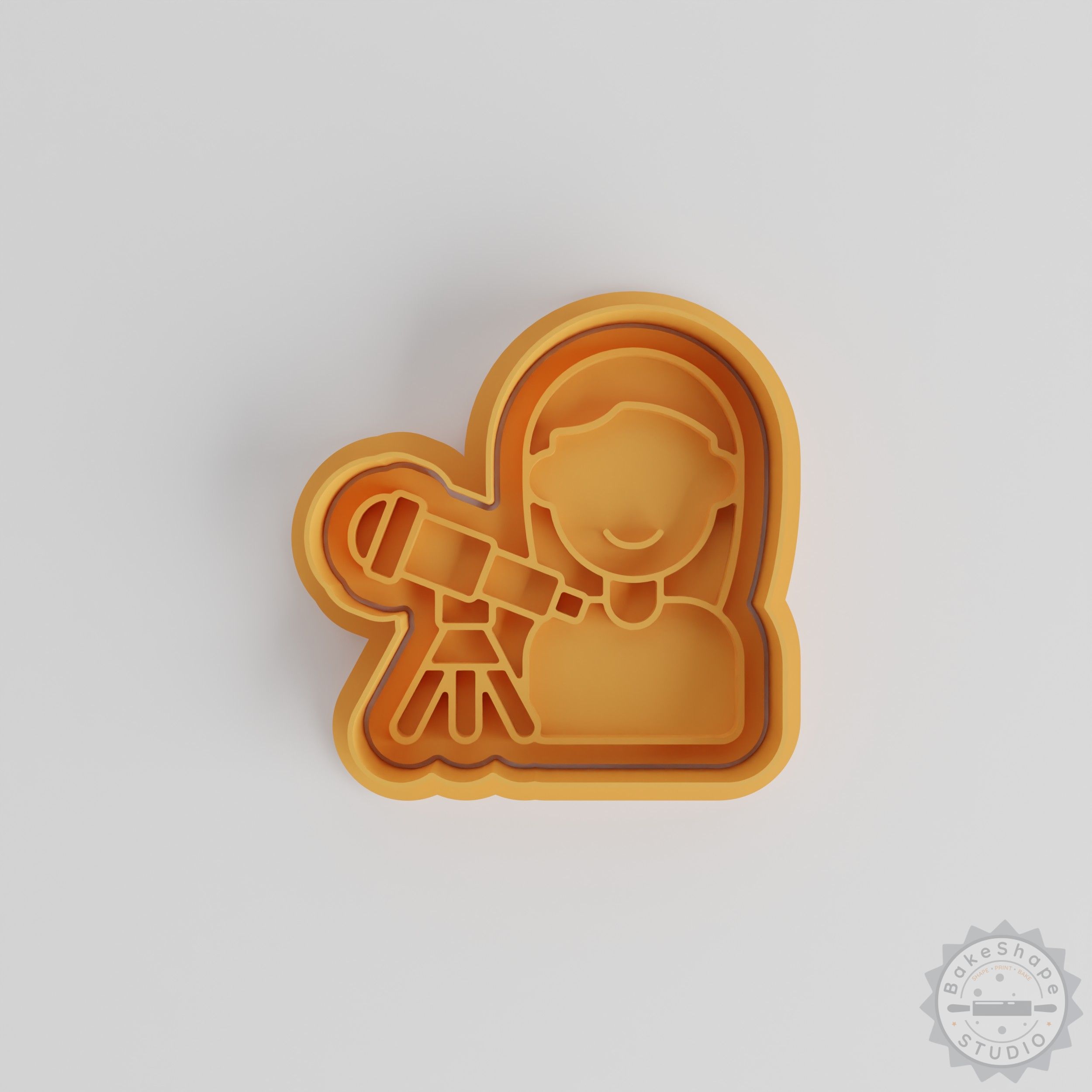 Astronomy Shape Cutter and Stamp Set, Space Exploration Theme, Available in 3 Sizes, Ideal for Cookies or Fondant