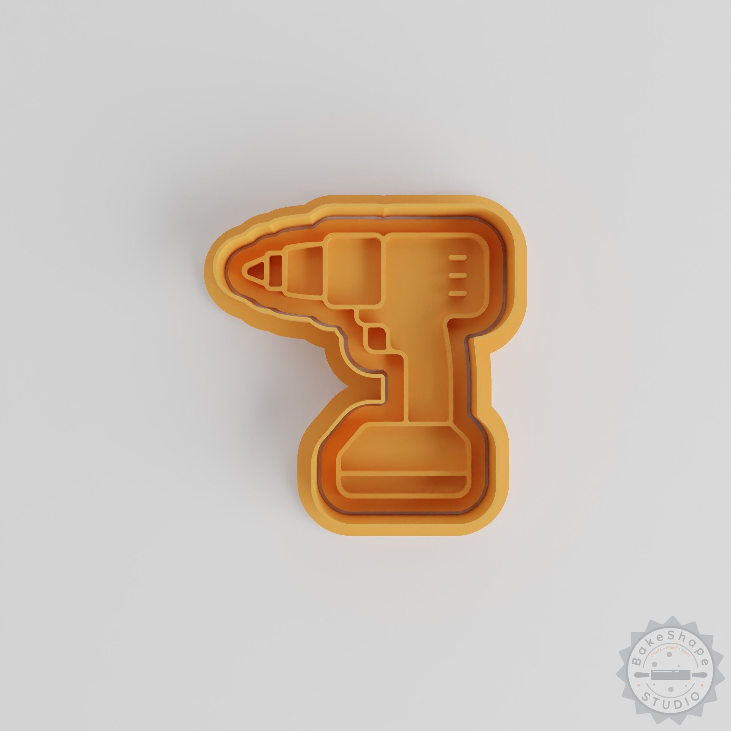 Cordless Drill Set, Battery Operated, Portable, Handheld Drilling Tool, Includes Shape Cutter and Stamp, 6 Pieces