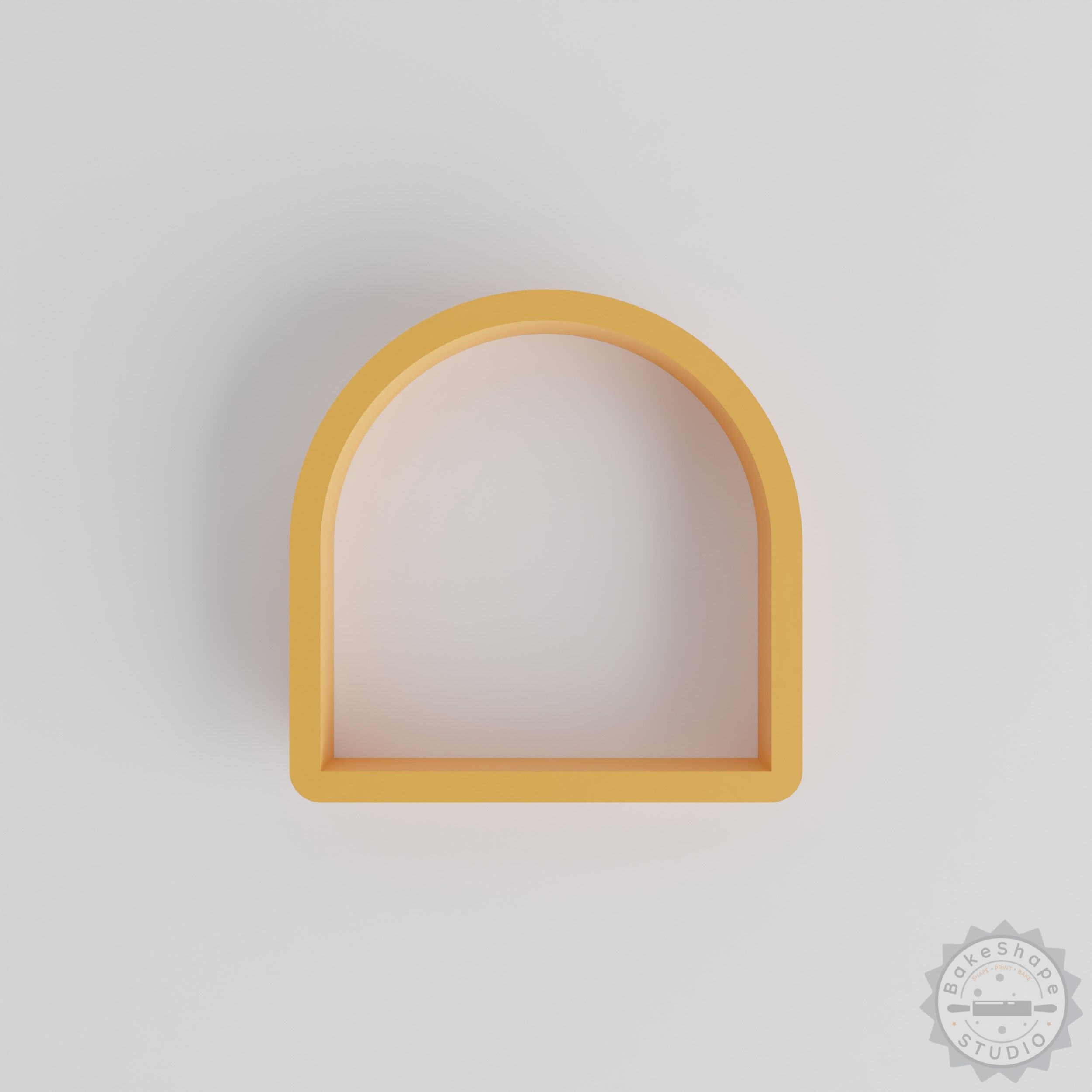 18-piece arch shape cutter set STL for 3D printing, perfect for cookies, fondant, and clay crafting