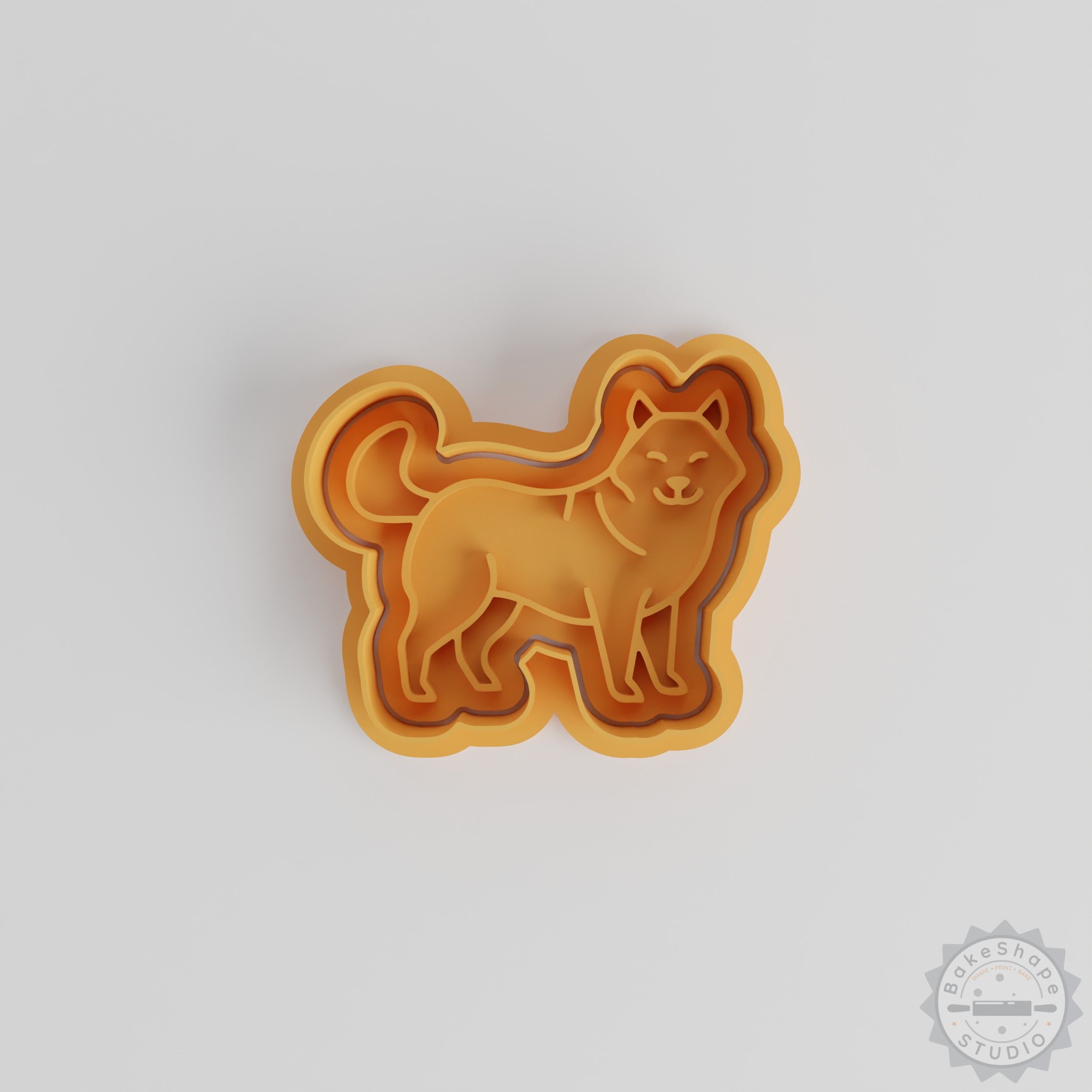 Dog Cookie Cutter and Stamp Set, 6-Piece, S-M-L Sizes, Perfect for Cookies, Fondant