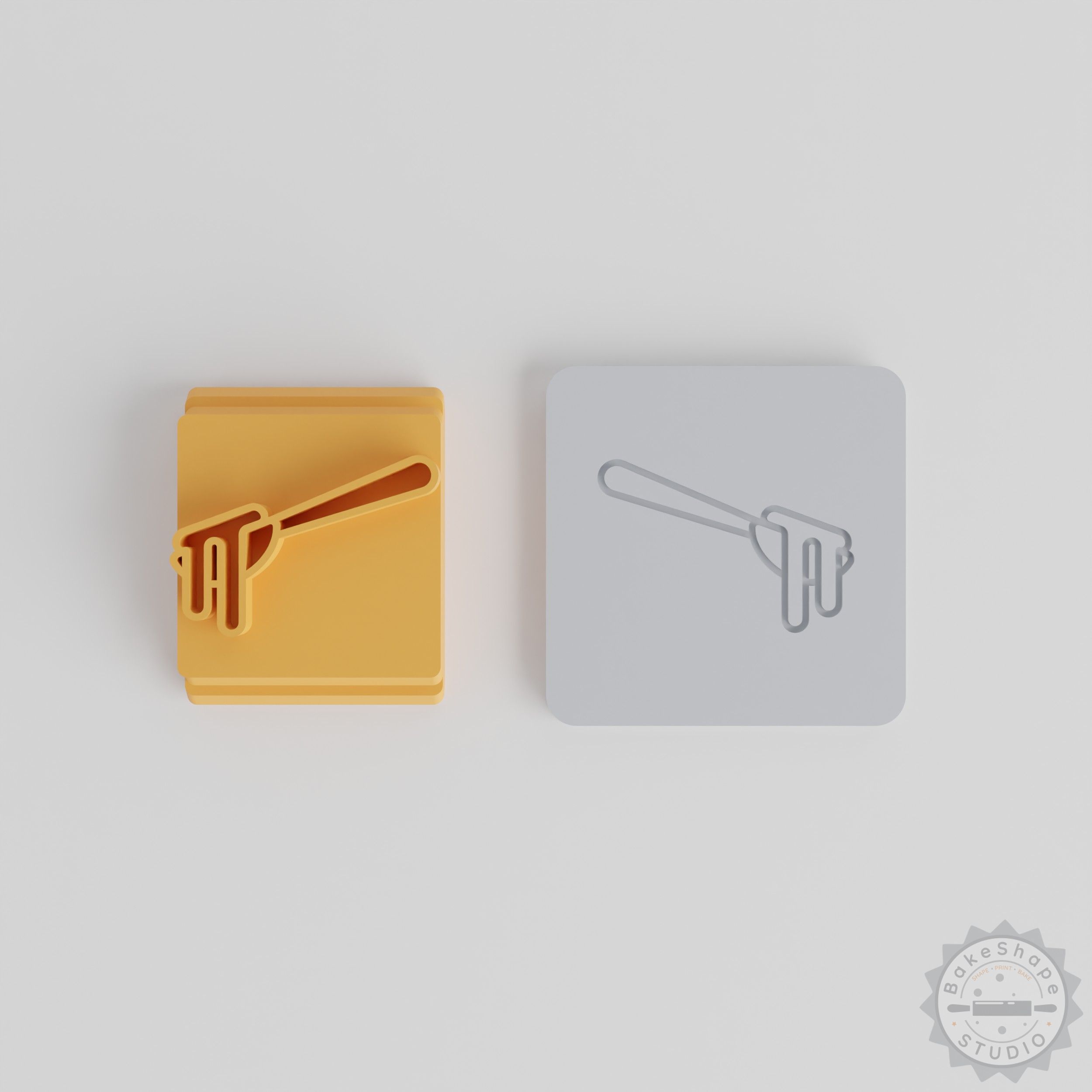 Honey Stamp Tile Set, 5-Piece, Perfect for Clay, Cookies, Fondant & More