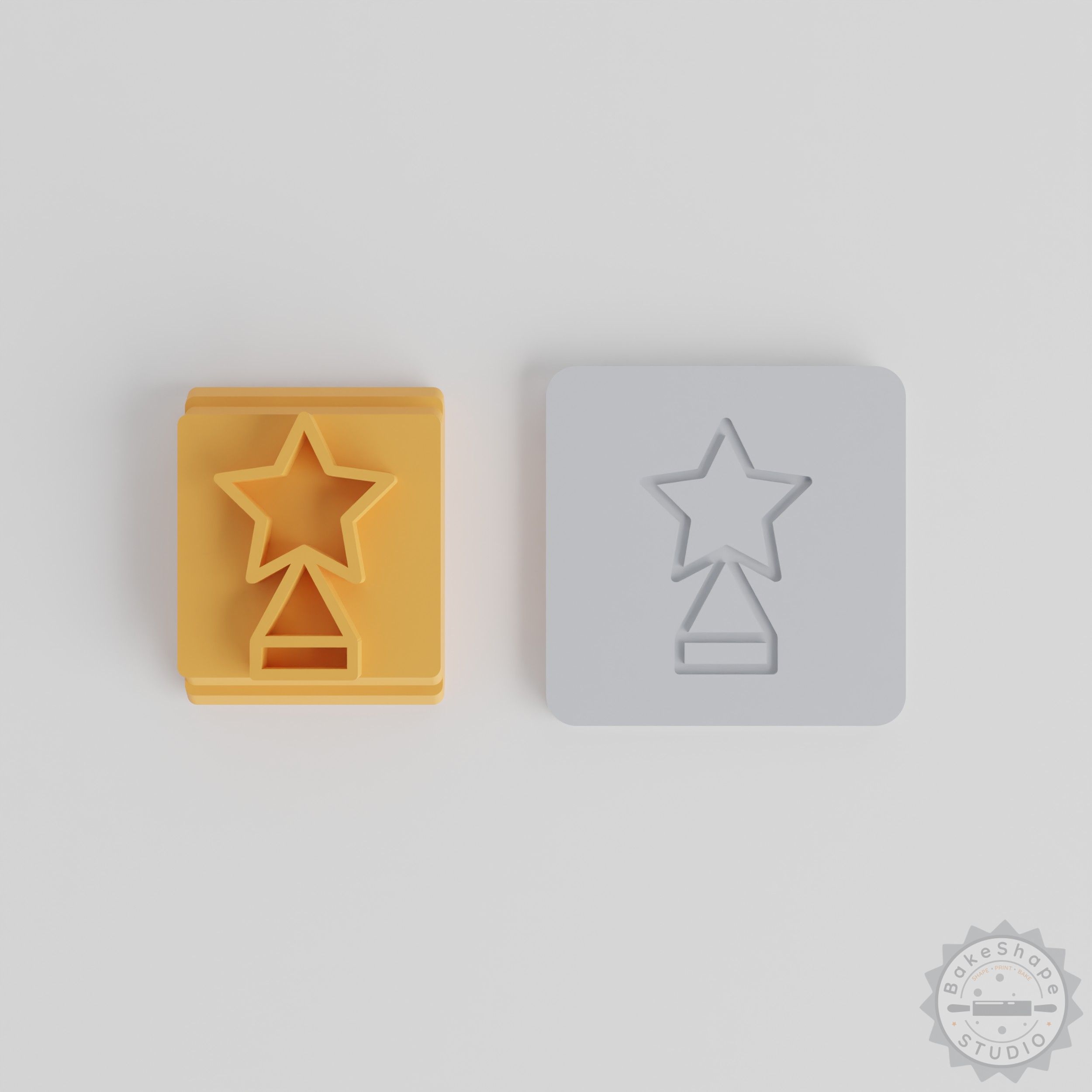 Star Stamp Tile Set, 5 Sizes for Clay, Cookie, Fondant Crafting