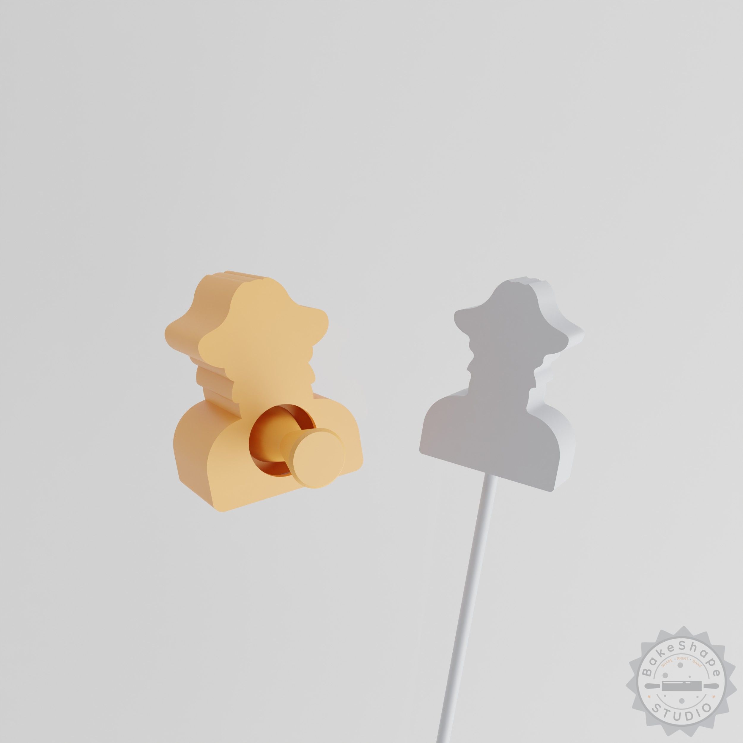 Pirate Cake Pop Mold Set, 2-Piece Swashbuckler Design for Fun Baking