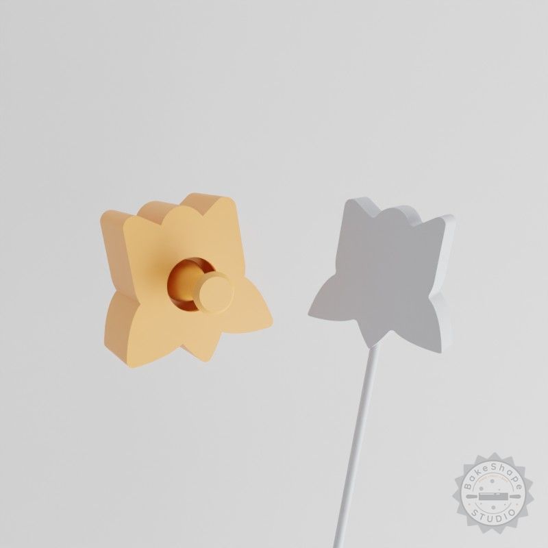 Tulip Large Cake Pop Mold, 2-Piece Set, Flower Shaped Baking Tool