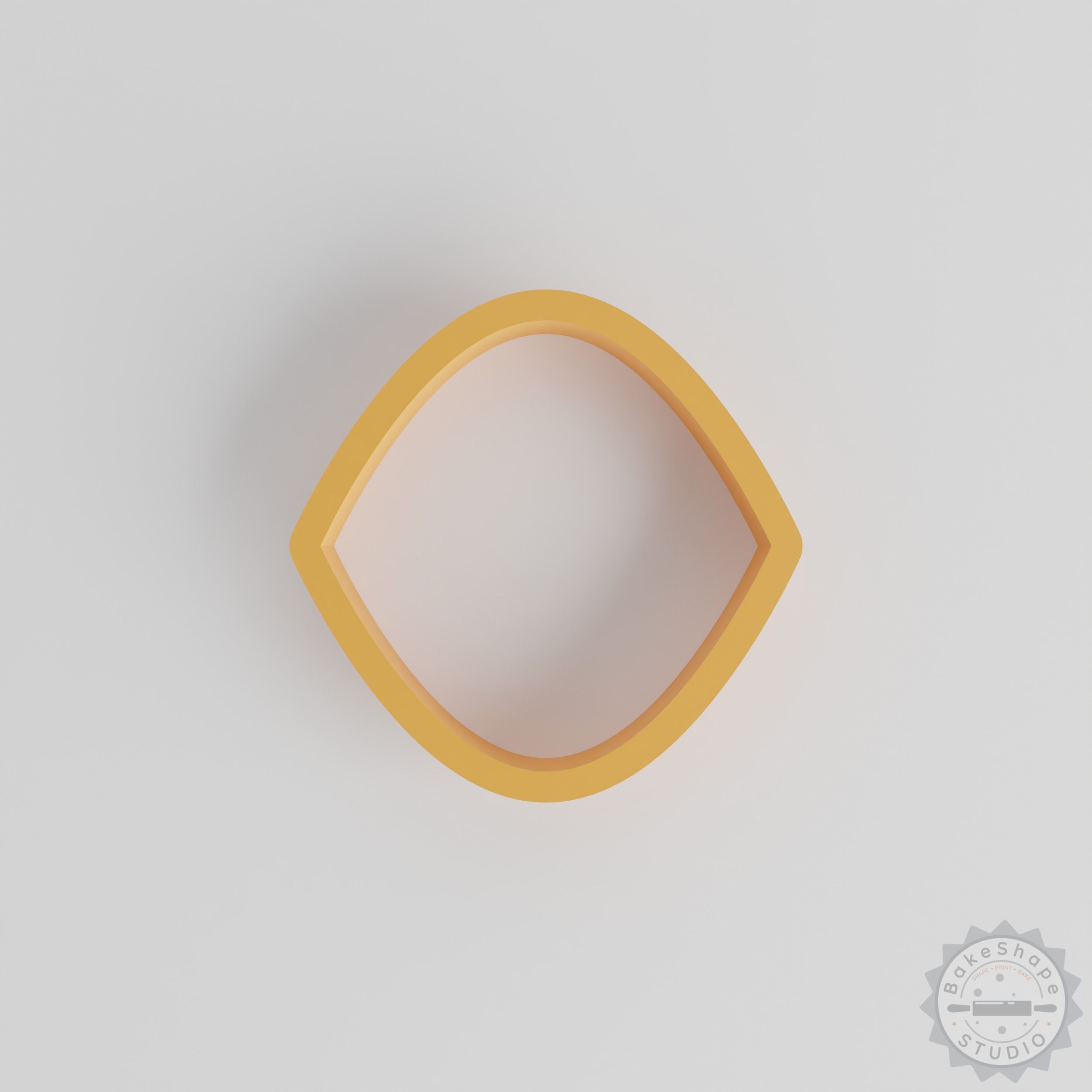 Leaf shape cutter set STL files for multiple sizes, suitable for 3D printing cookie, fondant, and clay cutters