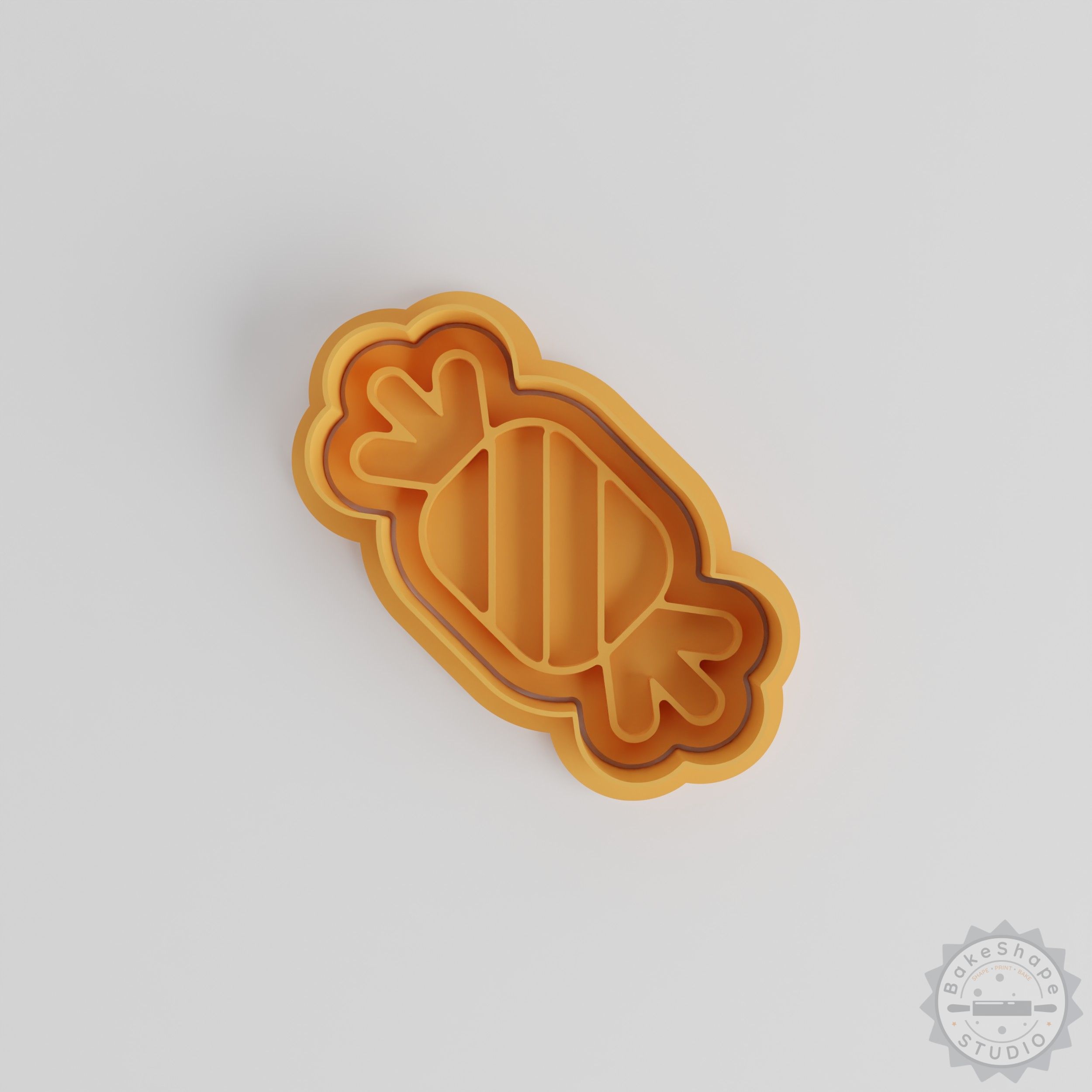 Candy Cookie Cutter & Stamp Set, 6-Piece, Sweet Treat Baking Tools, Party and Celebration Designs