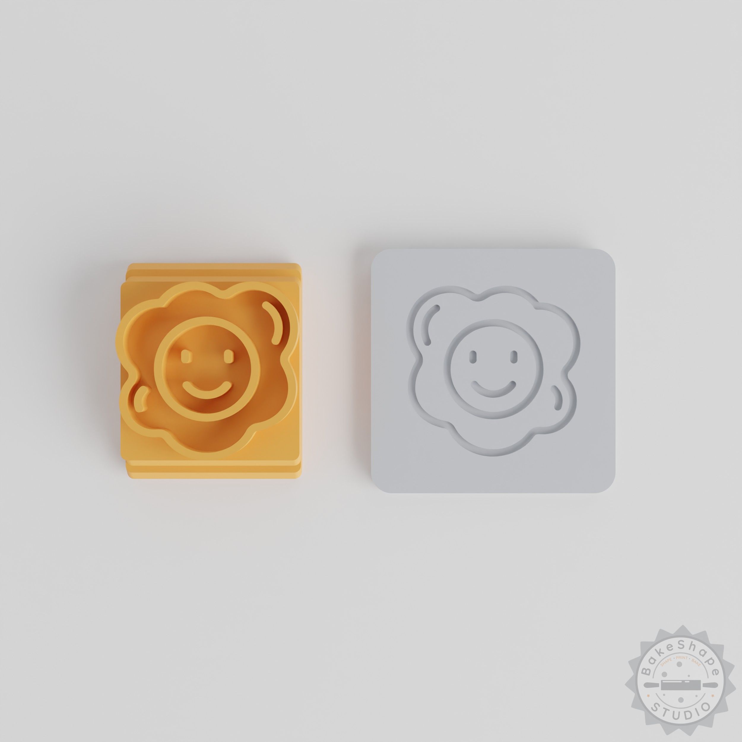 Kawaii Egg Stamp Tiles Set, 5 Sizes, Cute Decorative Tools for Clay, Cookie, Fondant Crafting