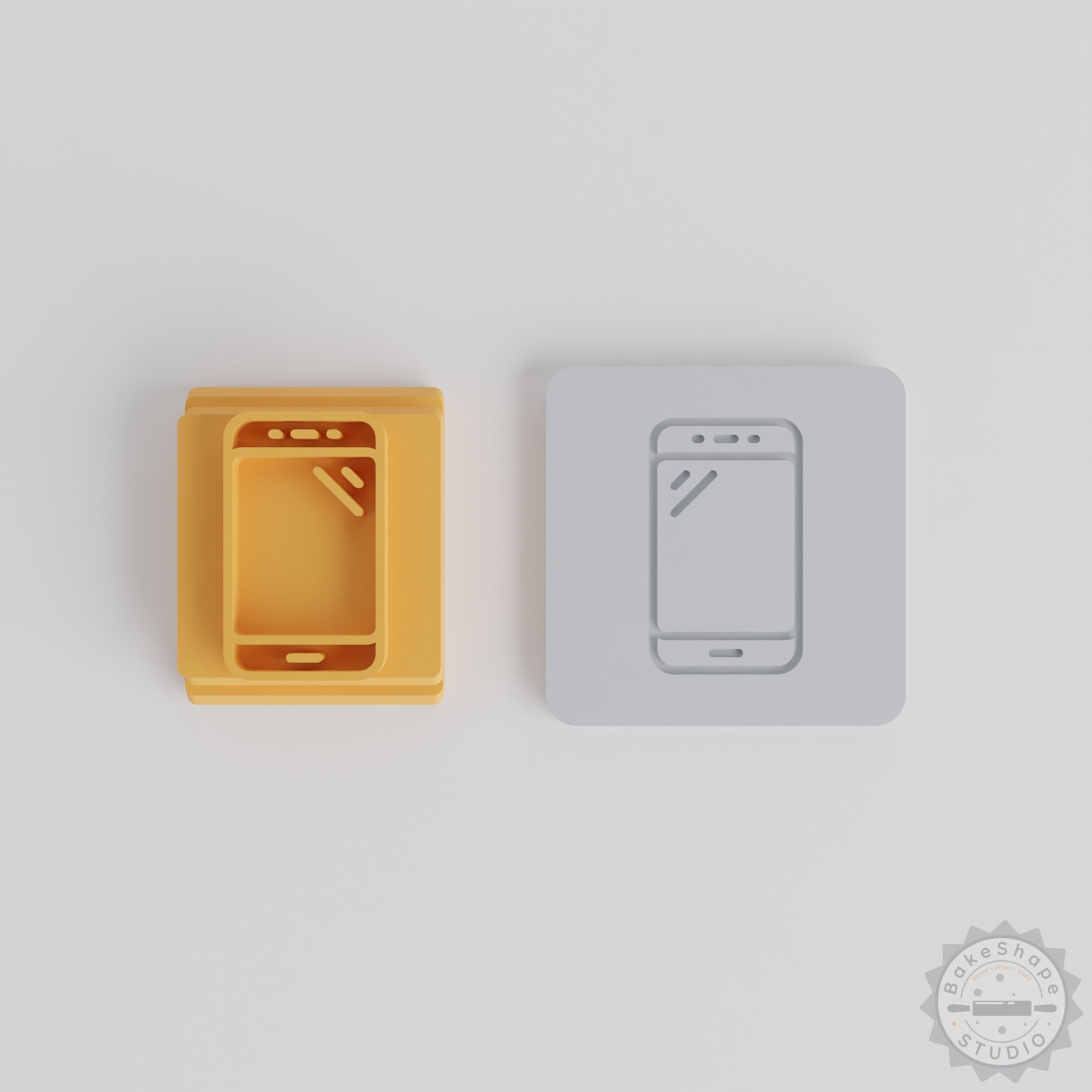 5-Piece Stamp Tile Set for Clay, Cookies, Fondant, 20-40mm Motif Sizes, Ideal for Soft Materials