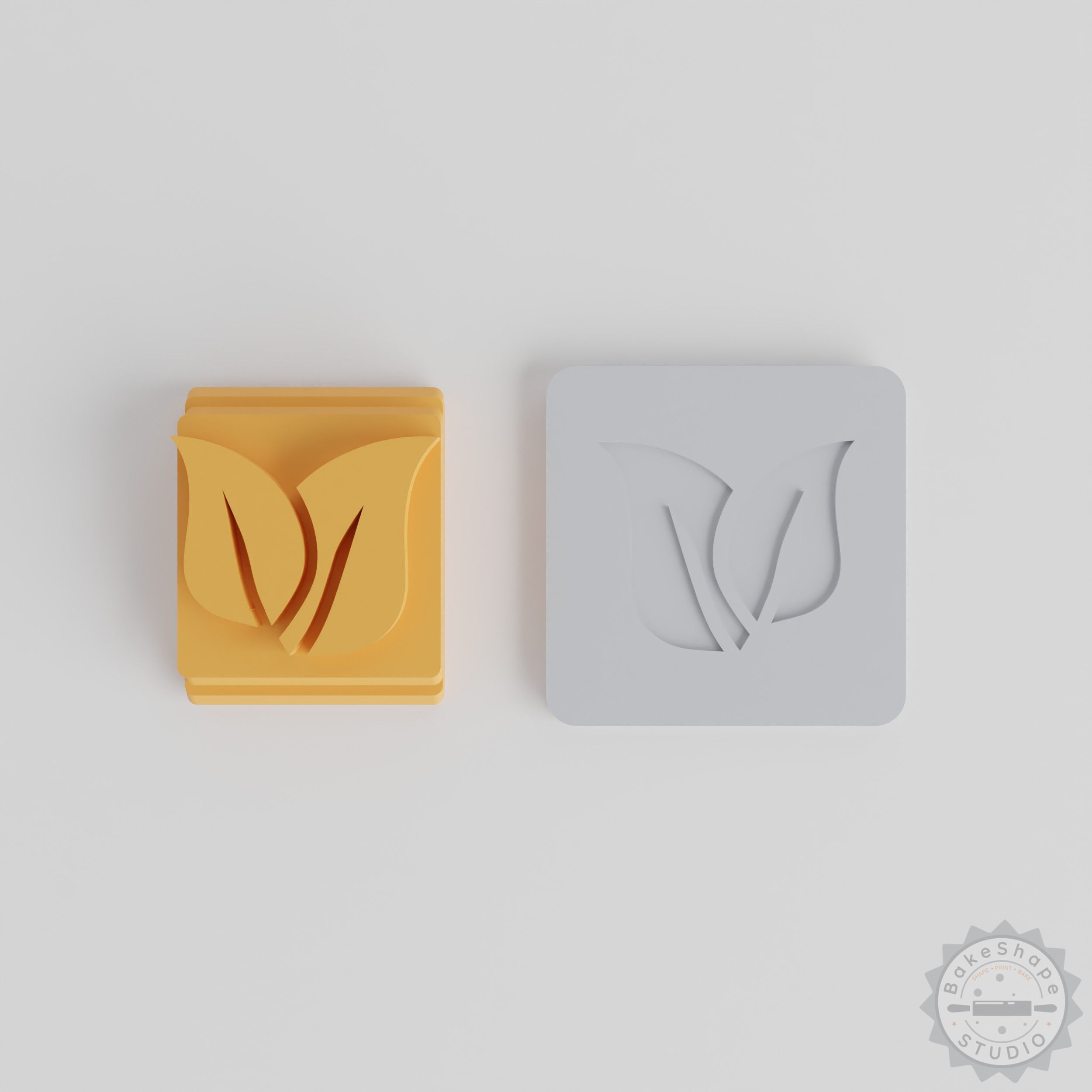 Leaf Stamp Set, Nature Design, 5 Piece, Various Sizes 20-40mm for Clay, Fondant, Cookie Crafts