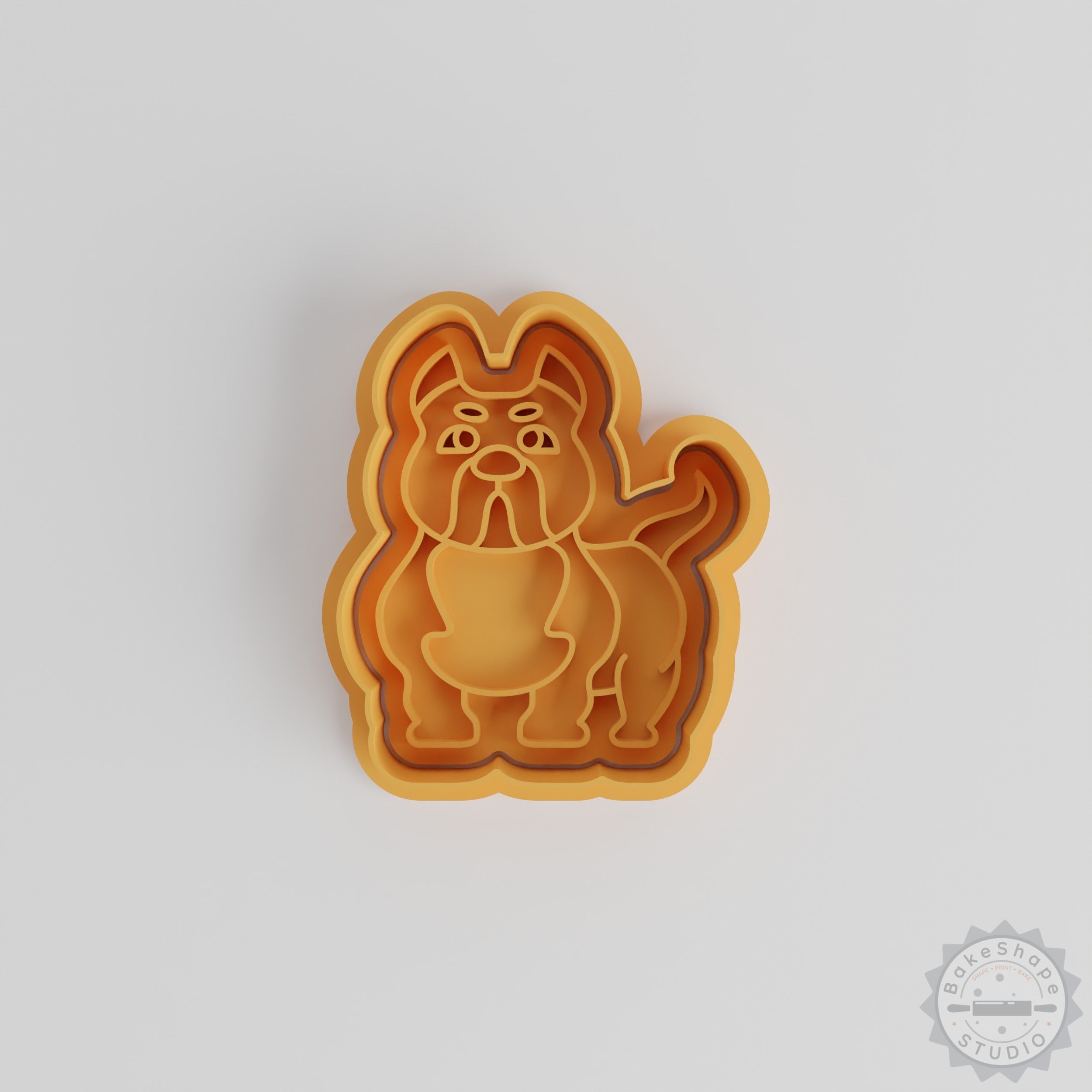 American Bully Shape Cutter Set, 6 Piece Cookie Fondant Stamp, 3 Sizes S/M/L