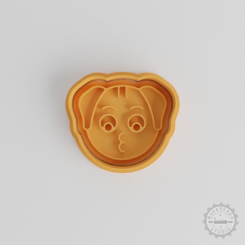 Animal Affection Cookie Cutter Set, Dog & Wildlife Kiss Shapes, 6-Piece Fondant Decor Tool