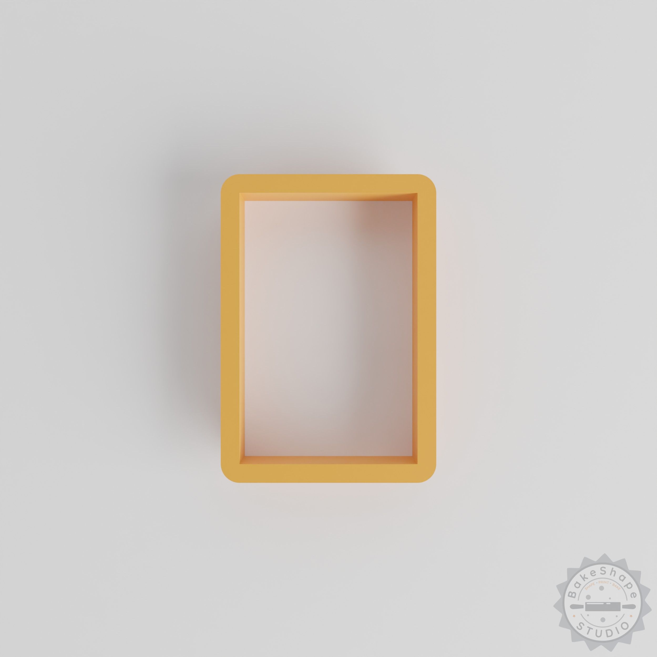 Rectangle shape cutter set STL featuring 18 geometric sizes for 3D printing and crafting