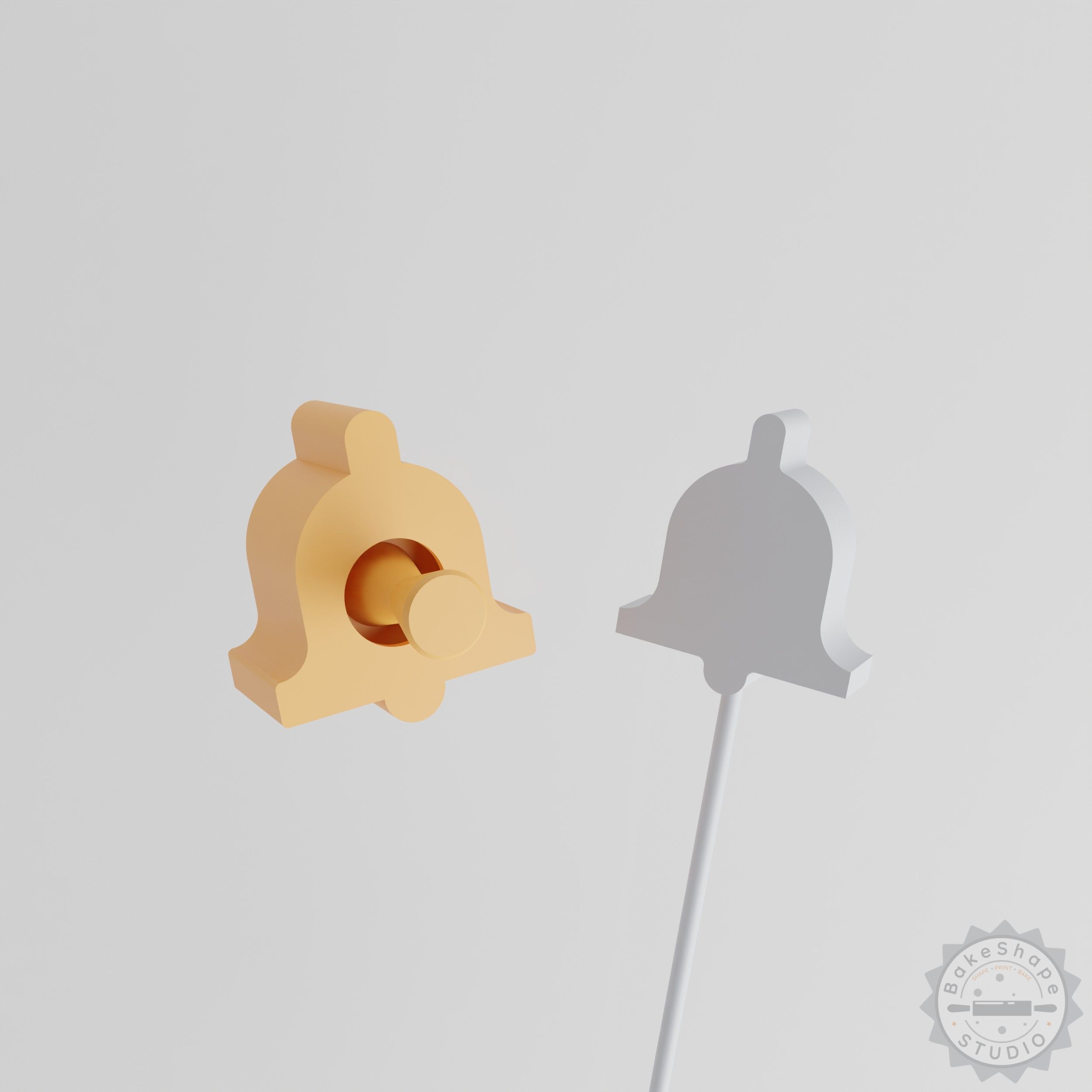 Bell Cake Pop Mold Set, 2-Piece Celebration Chime Design
