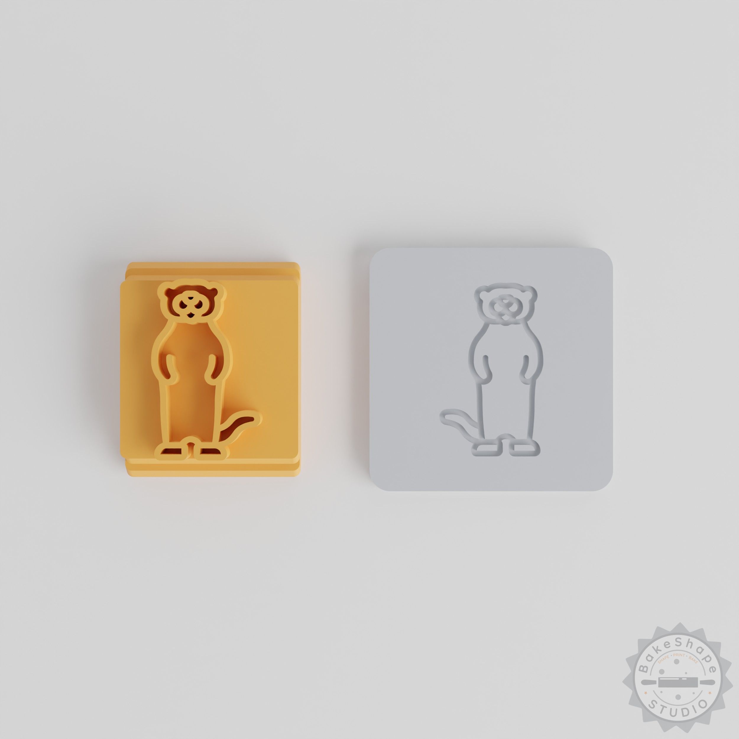 Otter Stamp Tile Set, 5 Sizes, Perfect for Clay, Cookies, Fondant, Soft Materials