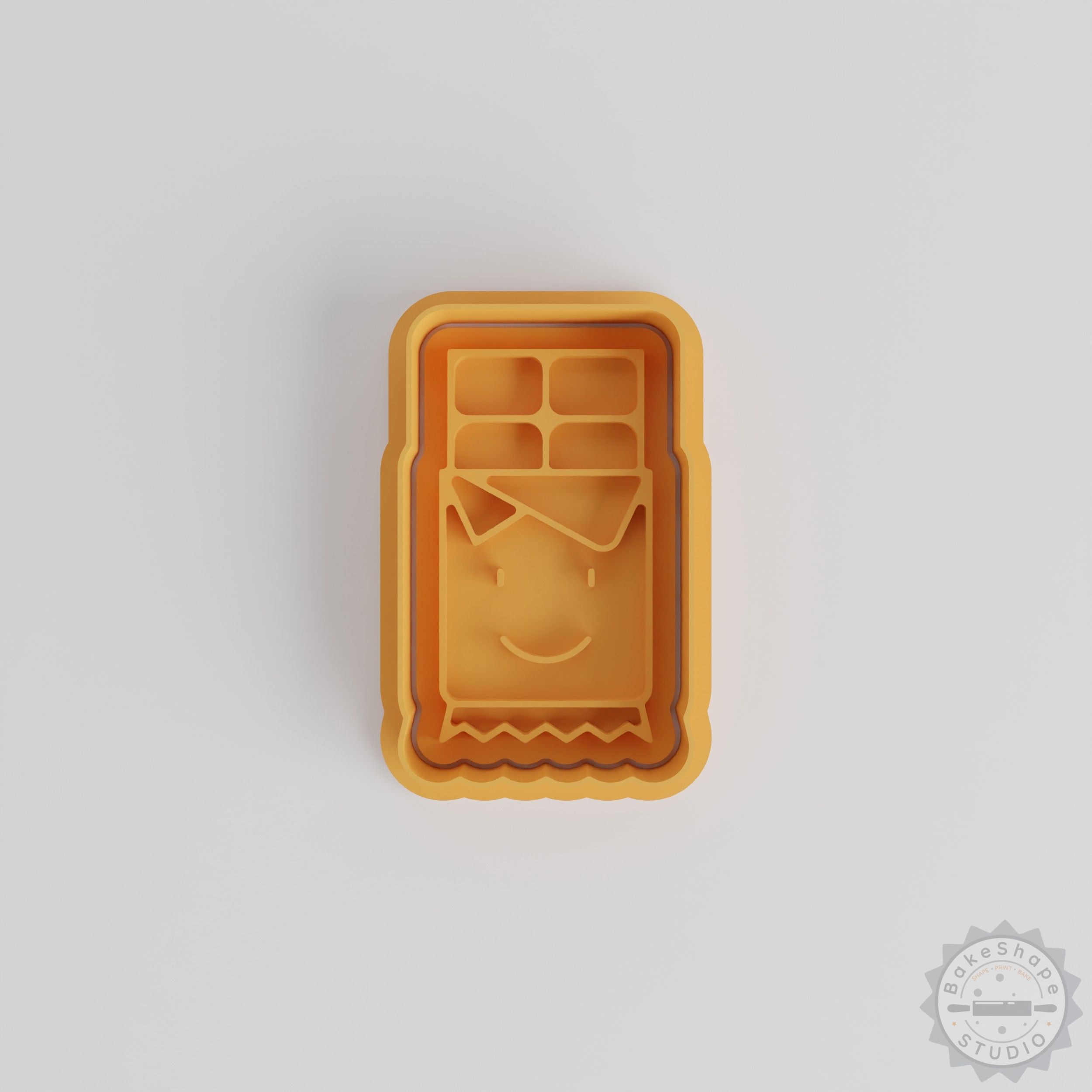 Kawaii Chocolate Sweet Treat Shape Cutter & Stamp Set for Cookies or Fondant, 6-Piece