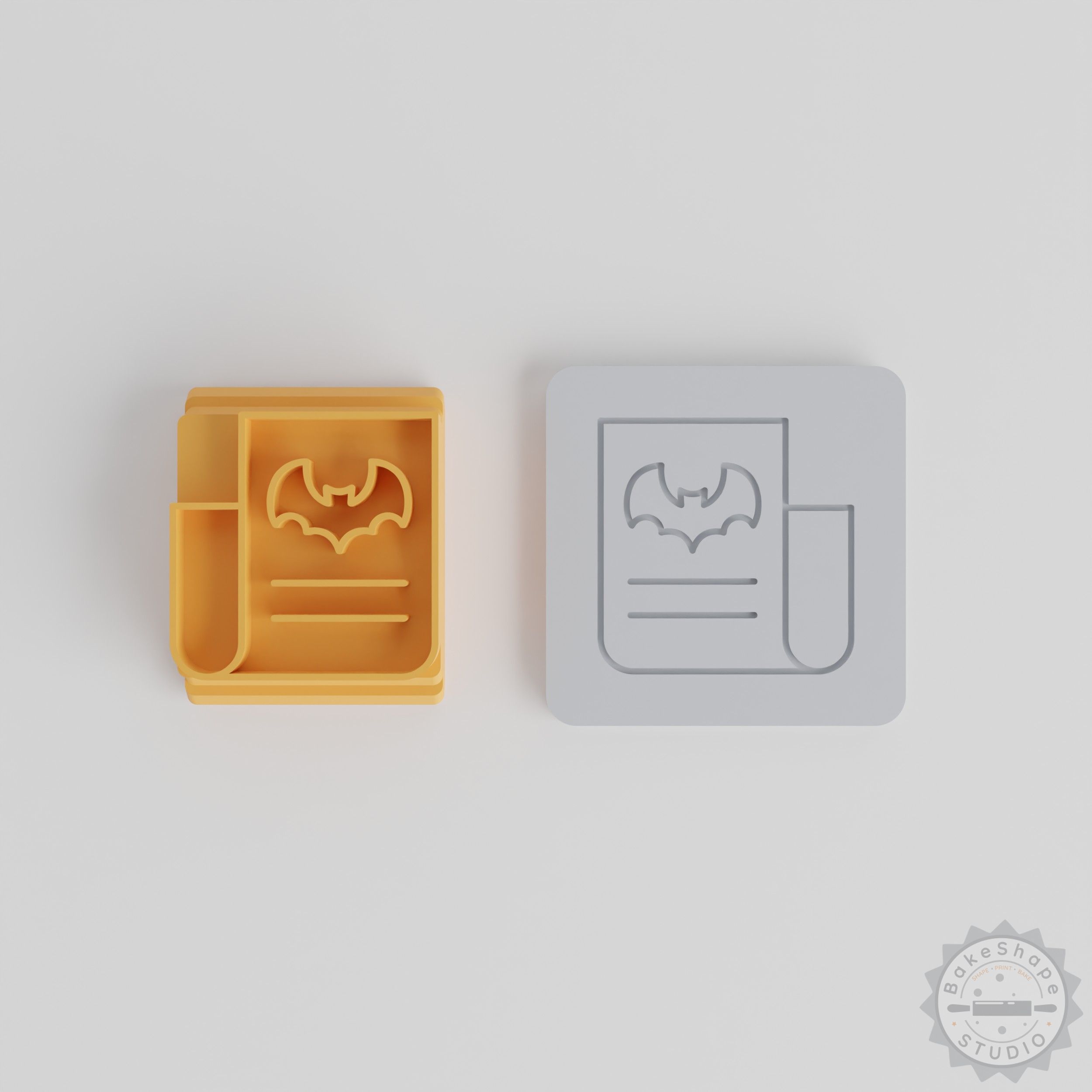 Halloween Stamp Tile Set, 5 Sizes, Perfect for Clay, Cookies, Fondant