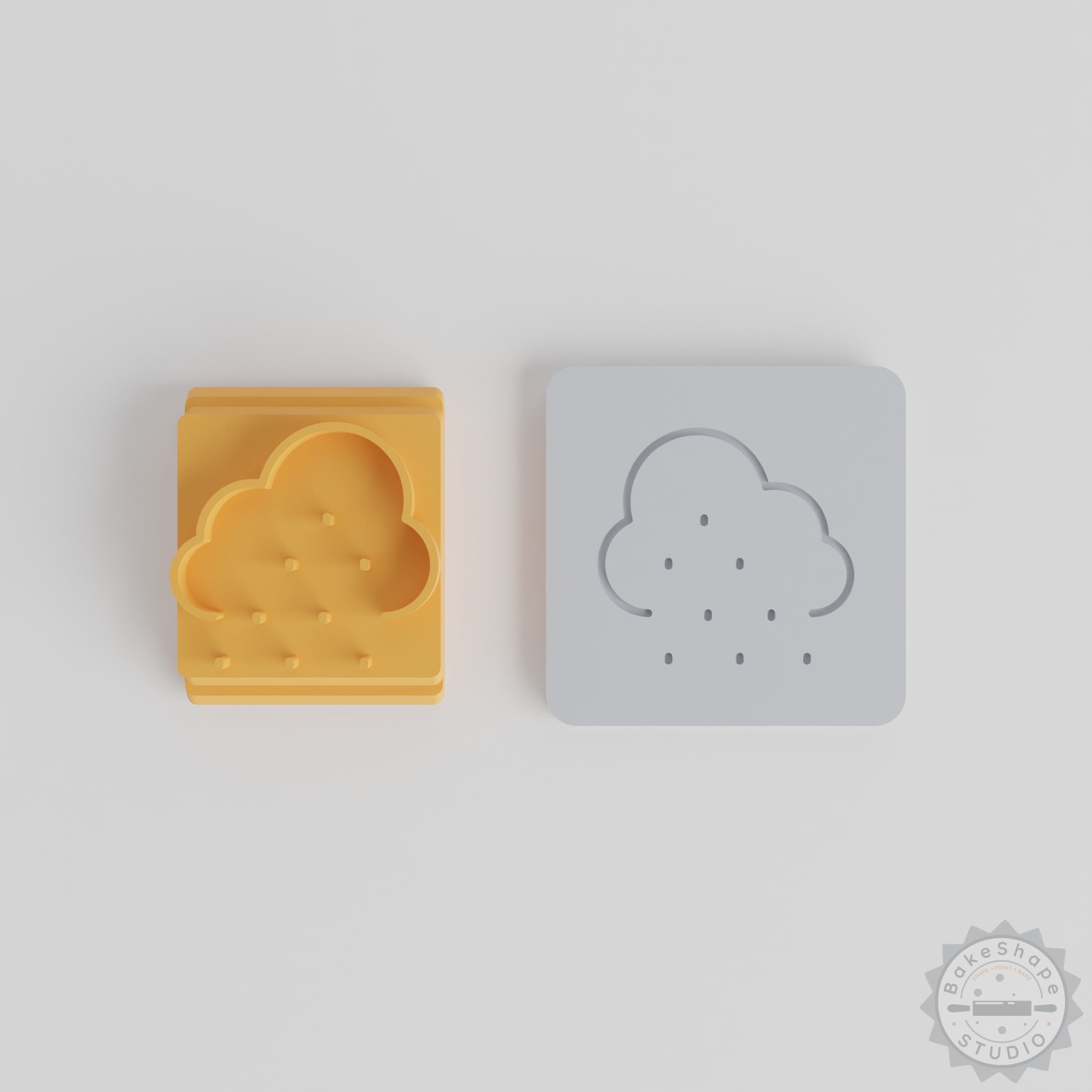 Winter Stamp Tile Set, 5 Sizes, Snowflake Motifs for Clay, Cookie, Fondant, Soft Material Crafting