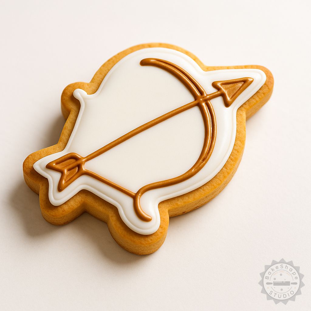 Sagittarius zodiac shape cutter and stamp set STL for detailed cookie and fondant 3D printing