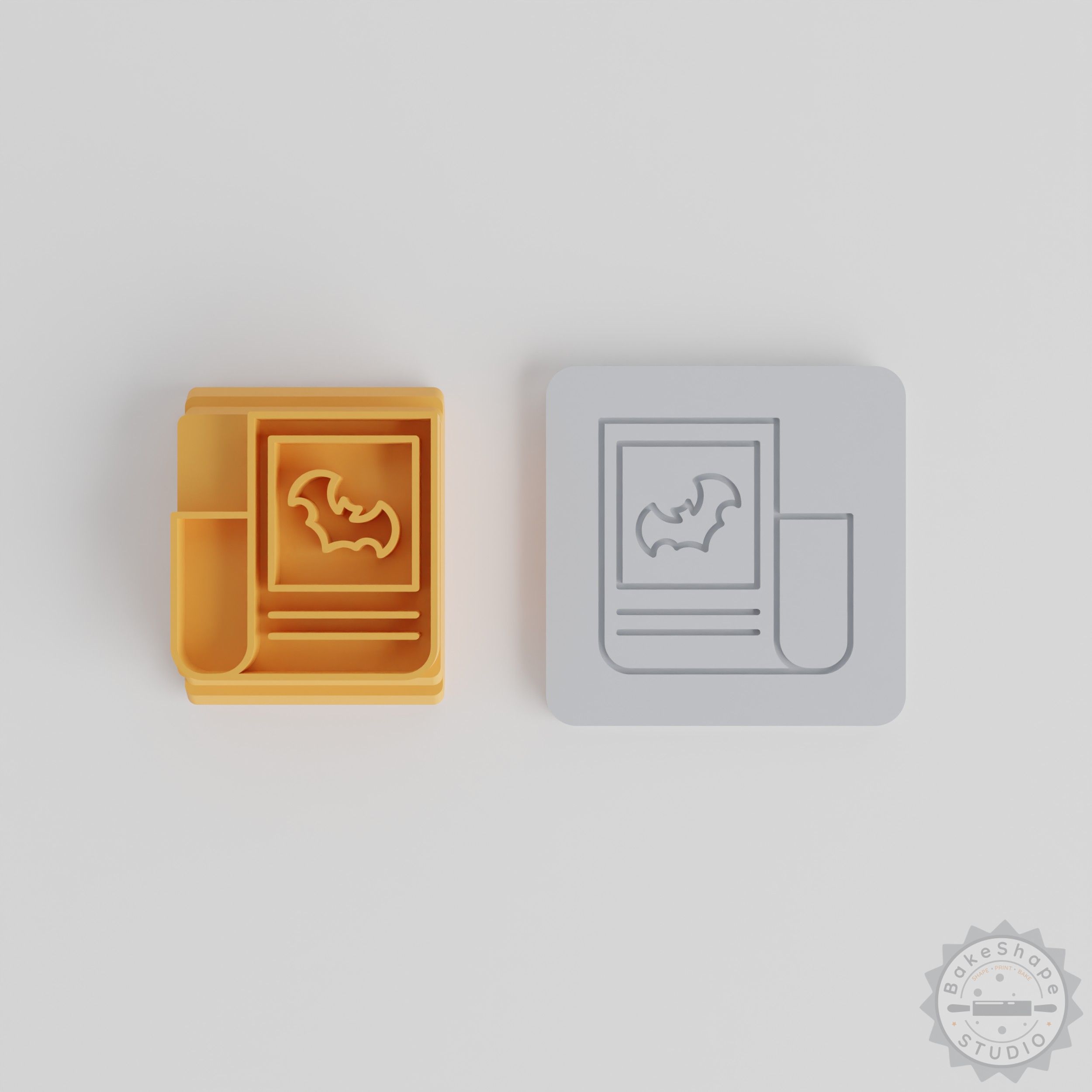 Halloween Stamp Tile Set, 5 Piece, Perfect for Clay and Cookie Motifs