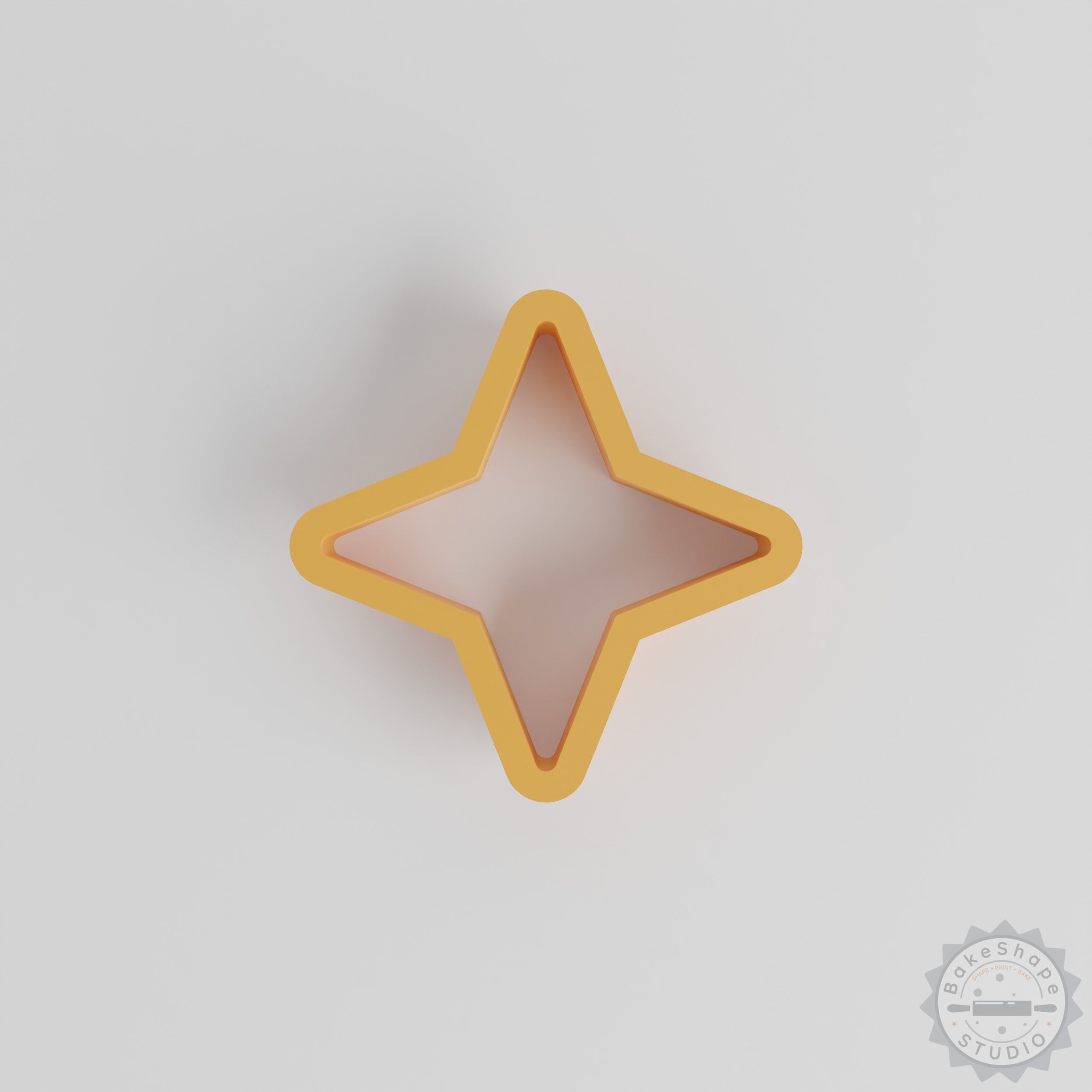 18-Piece Four Point Star Shape Cutter Set, 0.75" - 5", for Cookies, Fondant, Clay