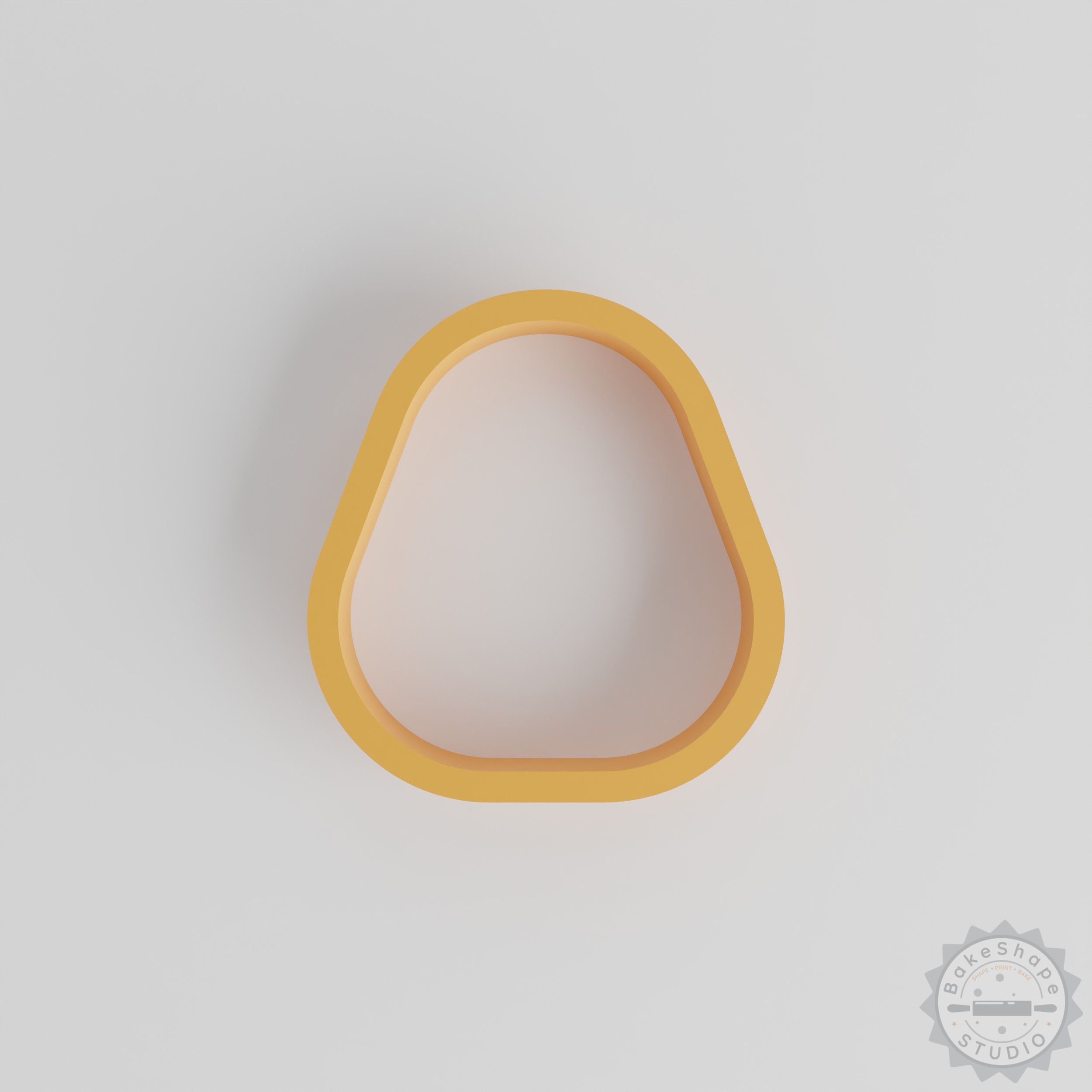 Triangle shape cutter set STL featuring 18 pieces for 3D printing geometric cookie and crafting cutters