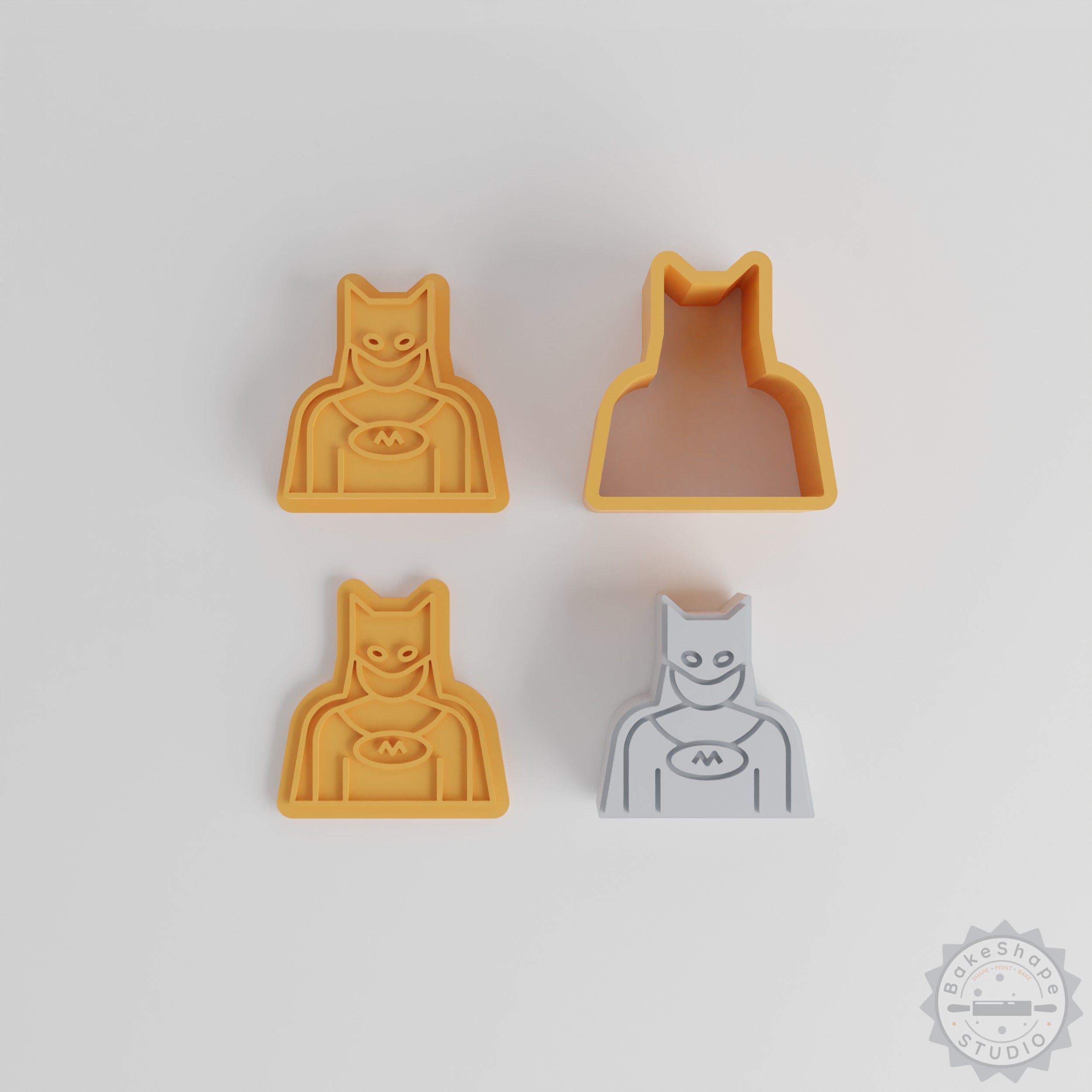 Bat Hero Bath Bomb Mold Set, 12 Pieces, 4 Sizes, DIY Character Craft Kit
