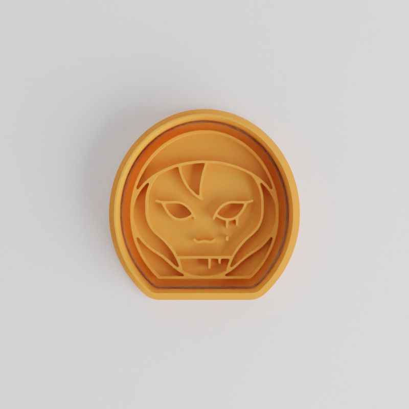 Hooded Demon Cookie Cutter Set, Fondant Stamp, Halloween Demon Shape, 3 Sizes, 6 Pc Baking Tool Collection