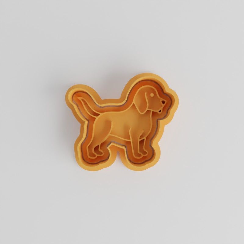 Beagle Shape Cutter and Stamp Set, Cookie and Fondant, 6-Piece S/M/L Sizes, Dog Breed Design