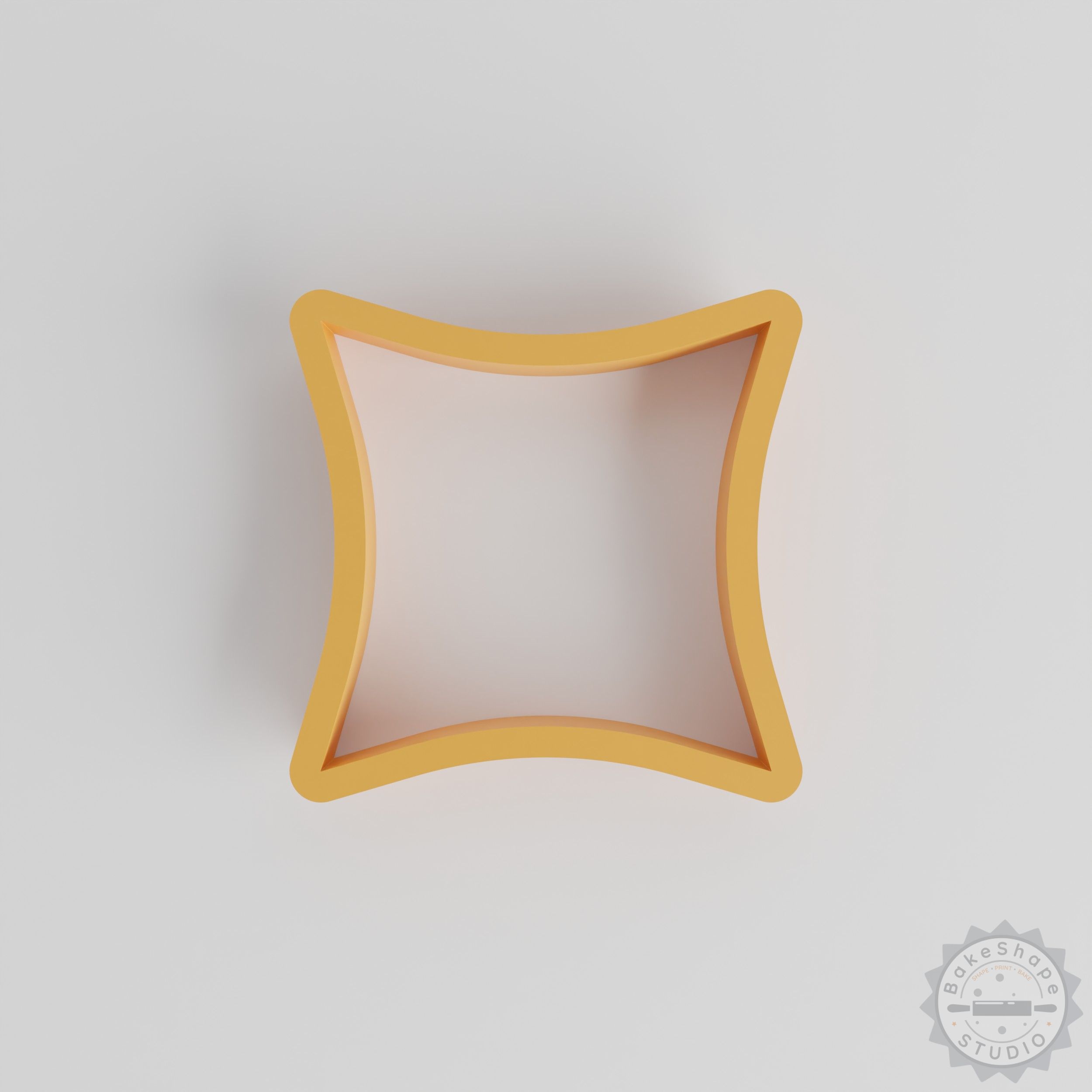 Concave shape cutter set STL files with 18 geometric shapes in various sizes for 3D printing