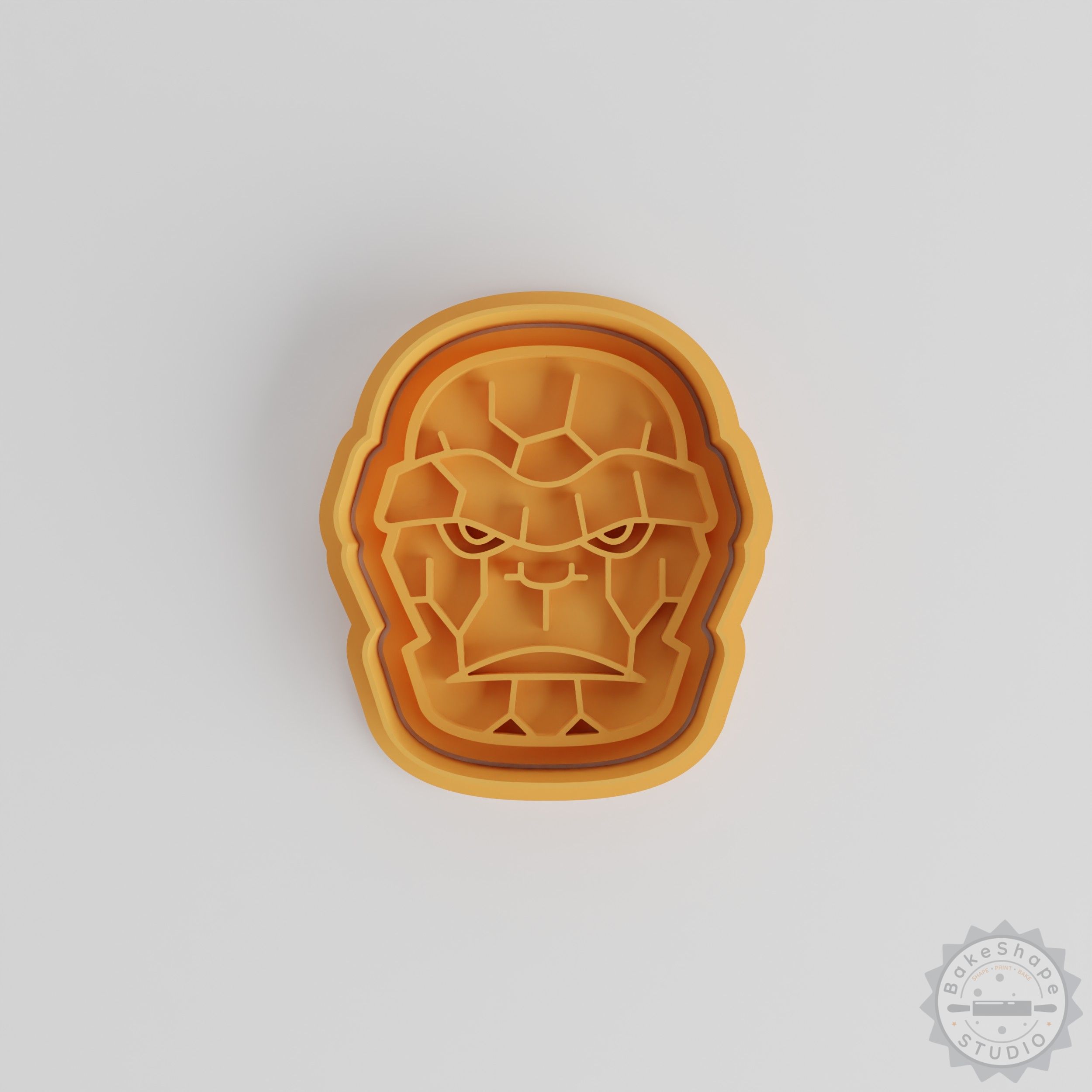 Rock Hero Shape Cutter & Stamp Set, 6-Piece Cookie & Fondant Decor Tool with 3 Sizes