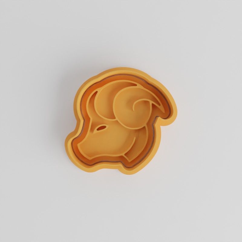 Capricorn Zodiac Shape Cutter & Stamp Set, 6-Piece Cookie & Fondant Tool Collection, S/M/L Sizes