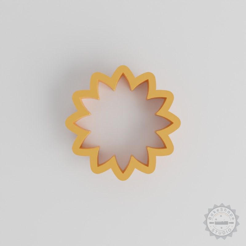 Flower Shape Cutter Set, 18-Piece, for Cookies, Fondant, Clay Crafting, Size Range 0.75" to 5"