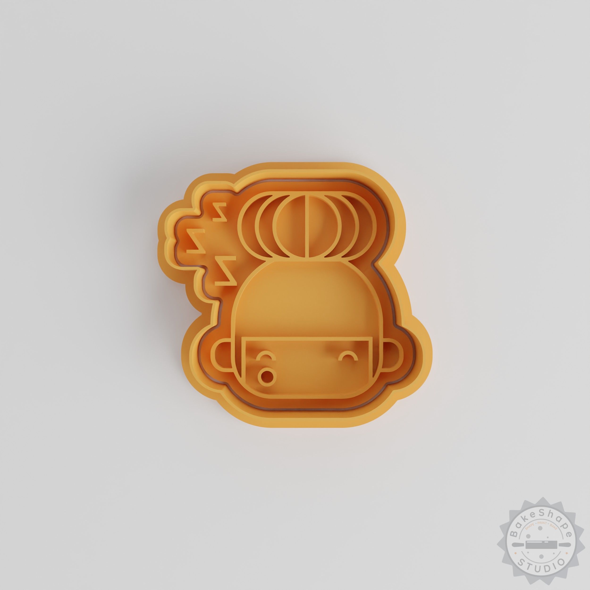 Emoji Sleep Face Cookie Cutter Set, 6-Piece Kit for Cookies & Fondant, Small/Medium/Large