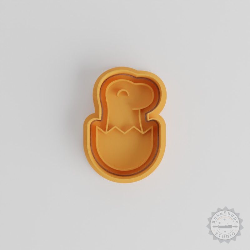 Dinosaur Egg Cookie Cutter and Stamp Set, 6-Piece, Shapes for Fondant and Cookies