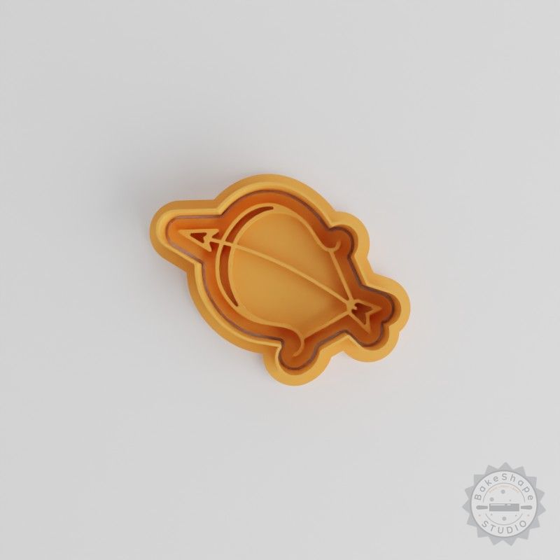 Sagittarius Zodiac Shape Cutter and Stamp Set, Perfect for Cookies and Fondant, 6-Piece S/M/L Sizes