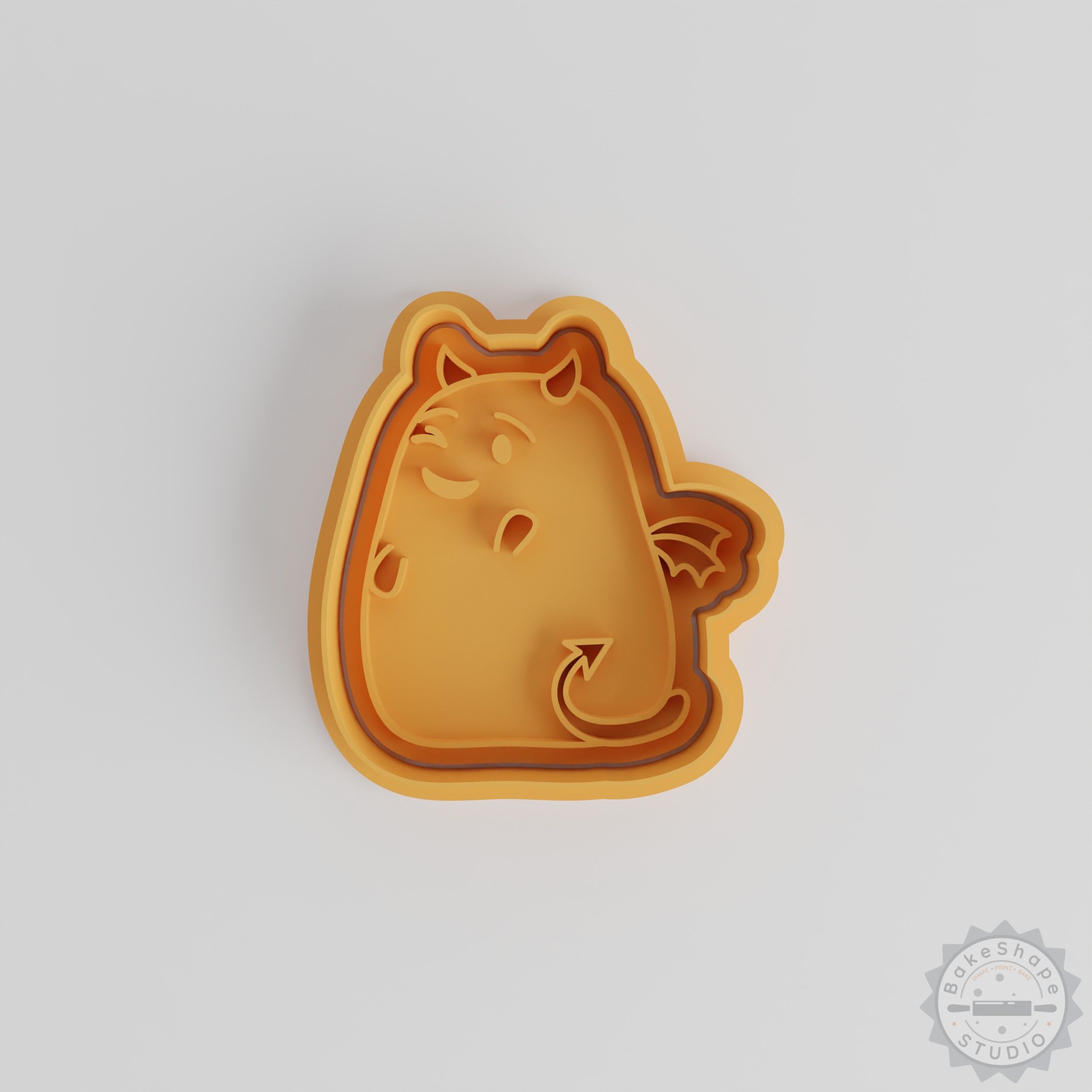 Wink Shaped Cookie Cutter & Stamp Set, 6-Piece, Perfect for Fondant, S/M/L Sizes, Happy Smile Design