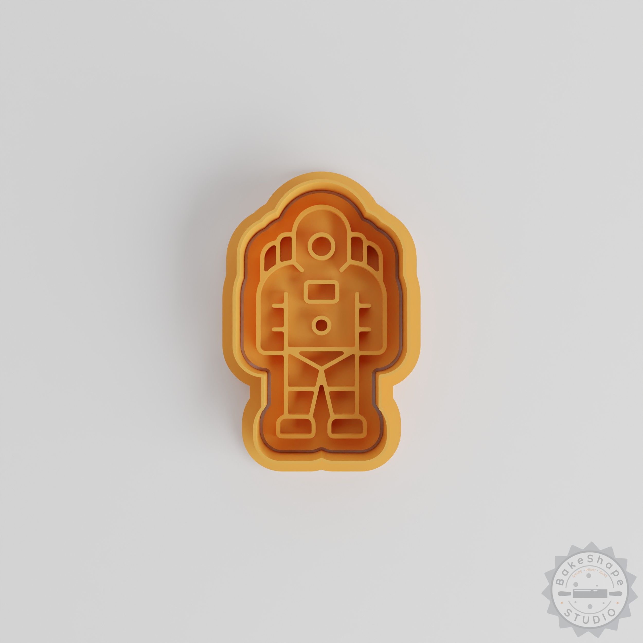 Space Suit Cookie Cutter & Stamp Set, Perfect for Fondant, 6-Piece, S/M/L