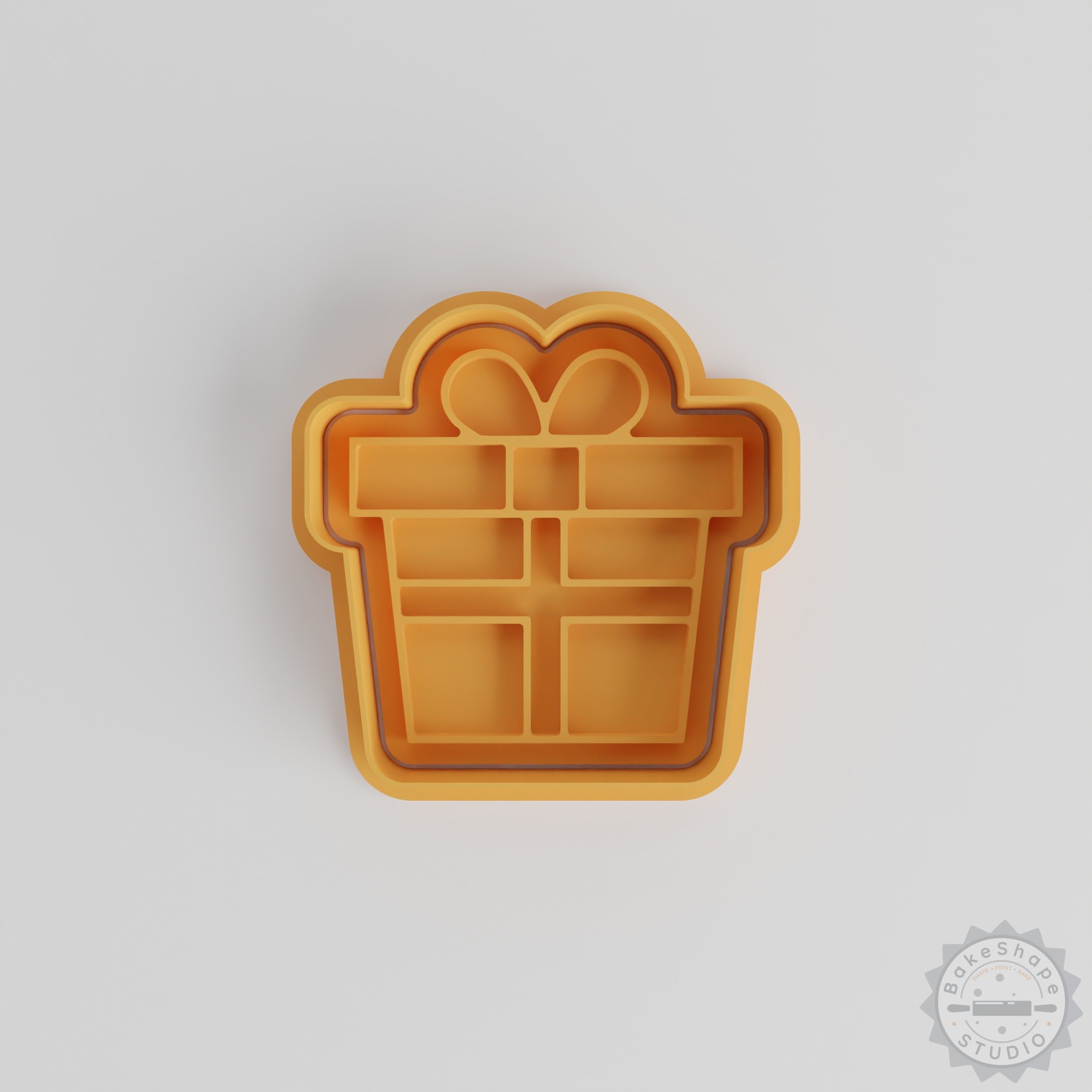 Gift Box Cookie Cutter, Stamp Set, 6 Pieces, S/M/L Sizes, Perfect for Cookies, Fondant, Party Celebrations